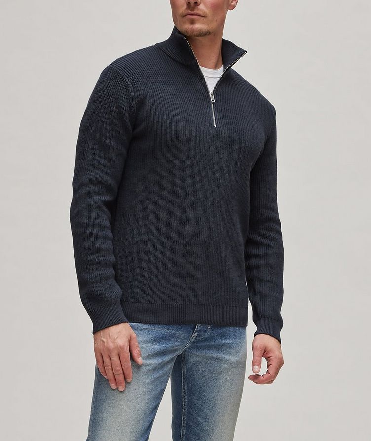 Cape Roll Neck Cotton-Wool Pullover image 1
