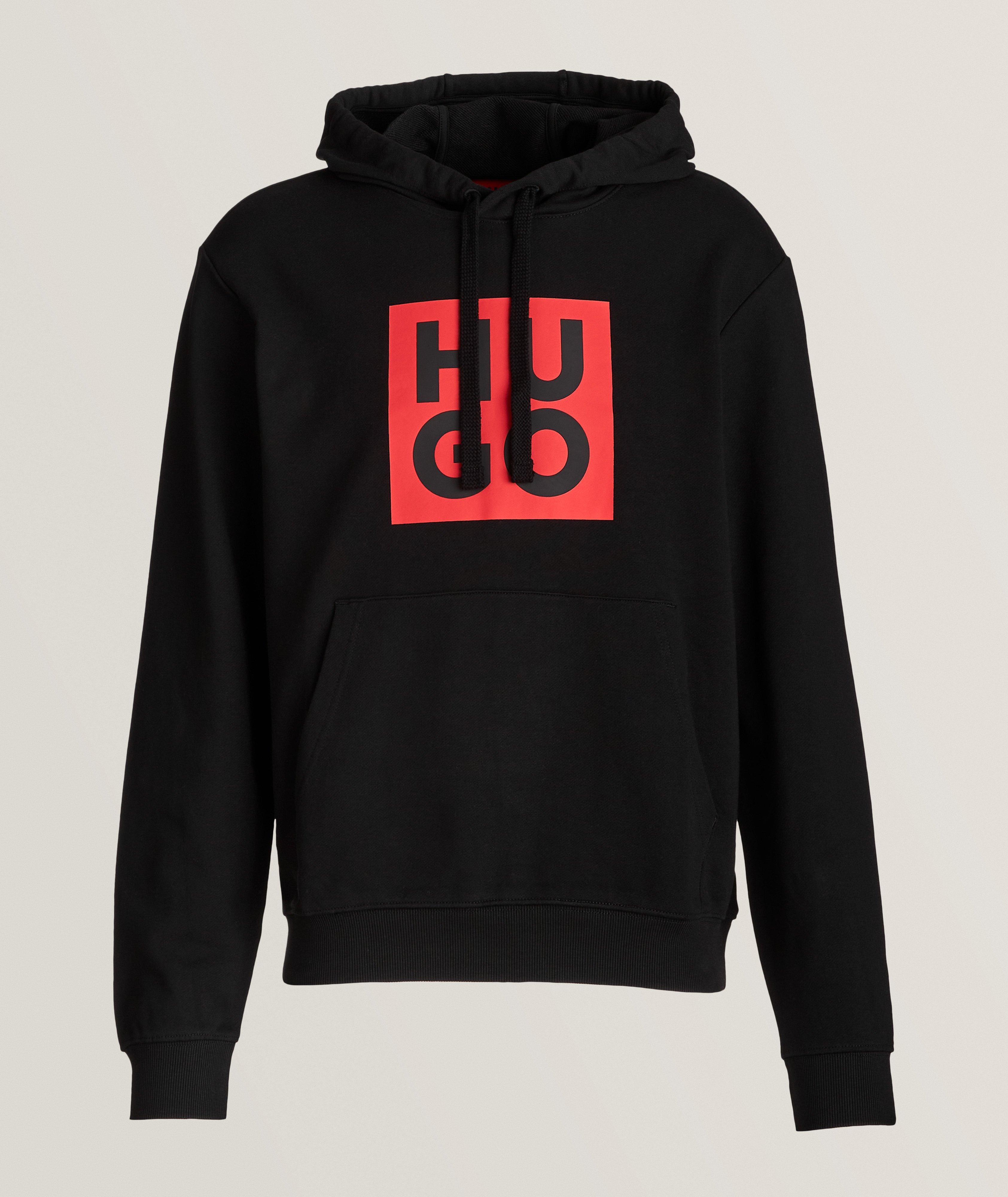 Responsible Printed Logo Cotton Hooded Sweater  image 0