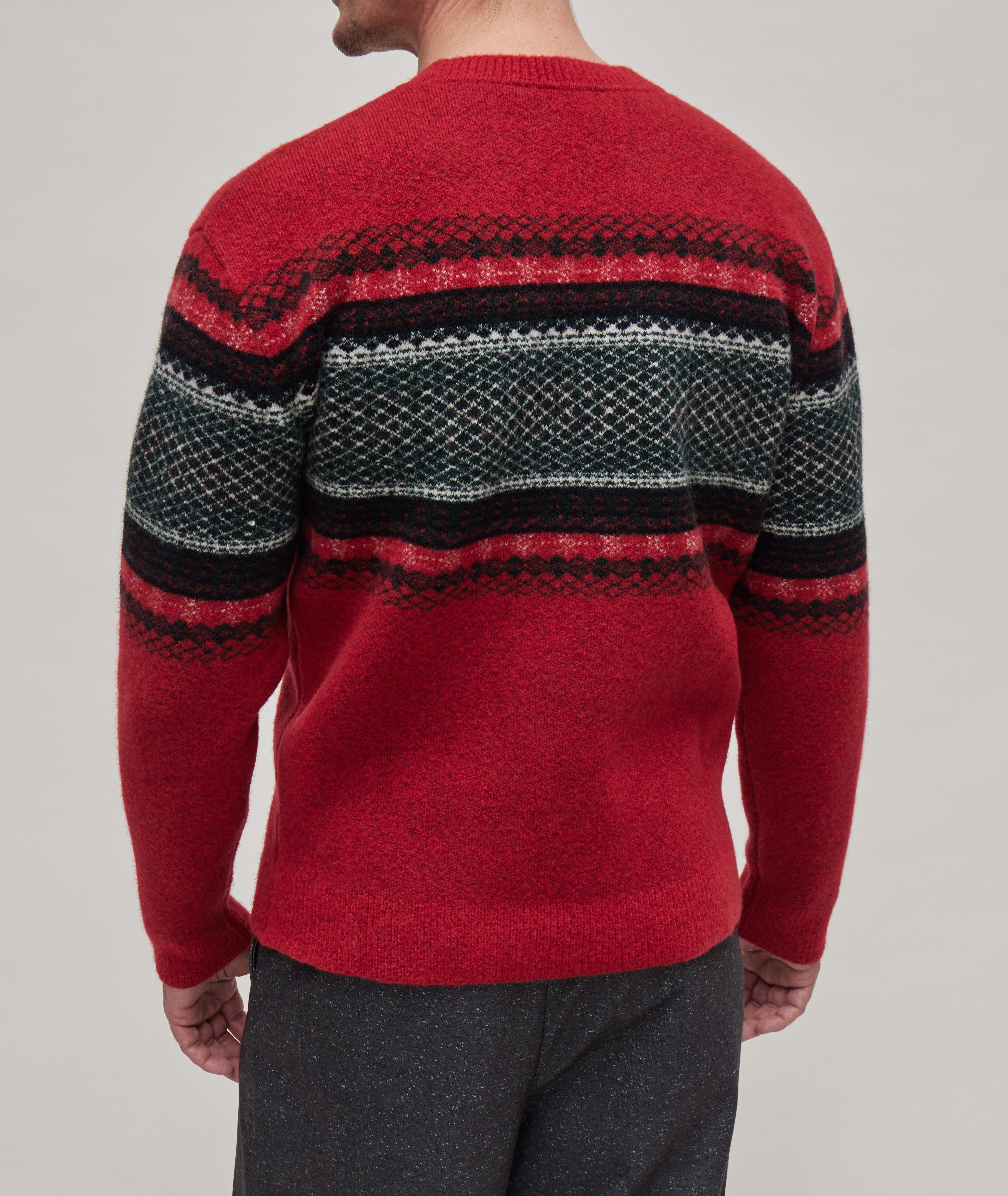 Soslo Intarsia Wool-Blend Sweater image 2