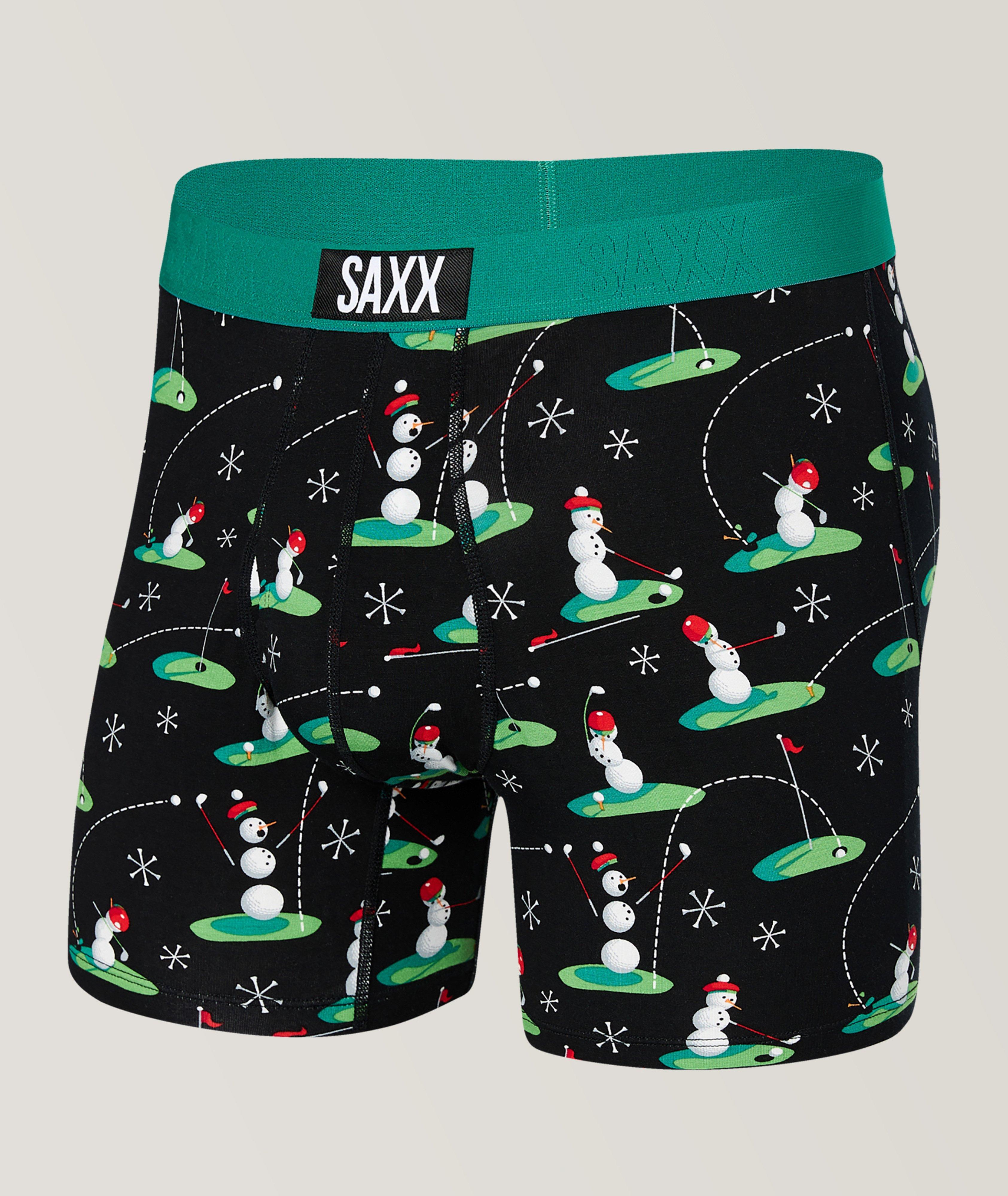 SAXX Ultra Super Soft Go Holiday Sweater 5 Inseam Boxer Briefs