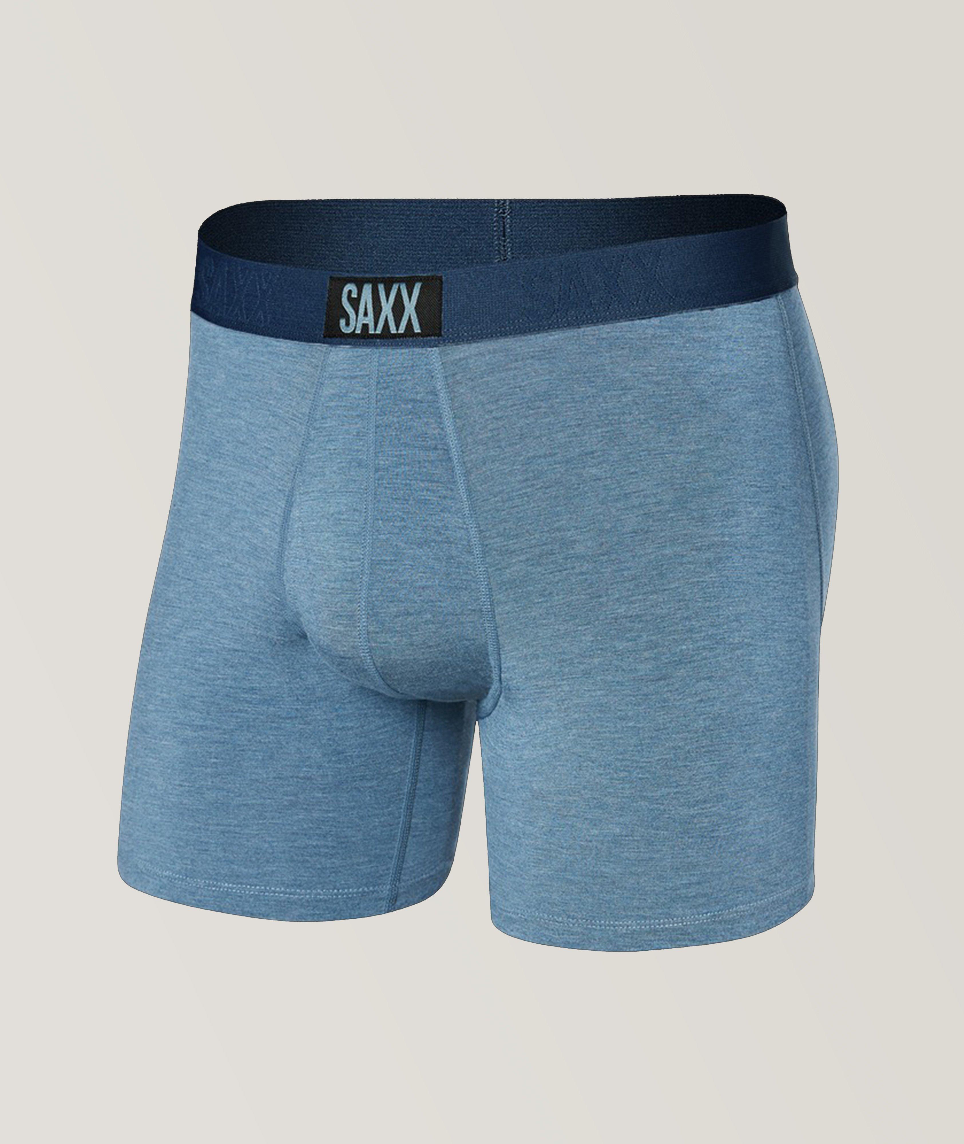 SAXX Vibe Super Soft Heathered Boxer Briefs, Underwear
