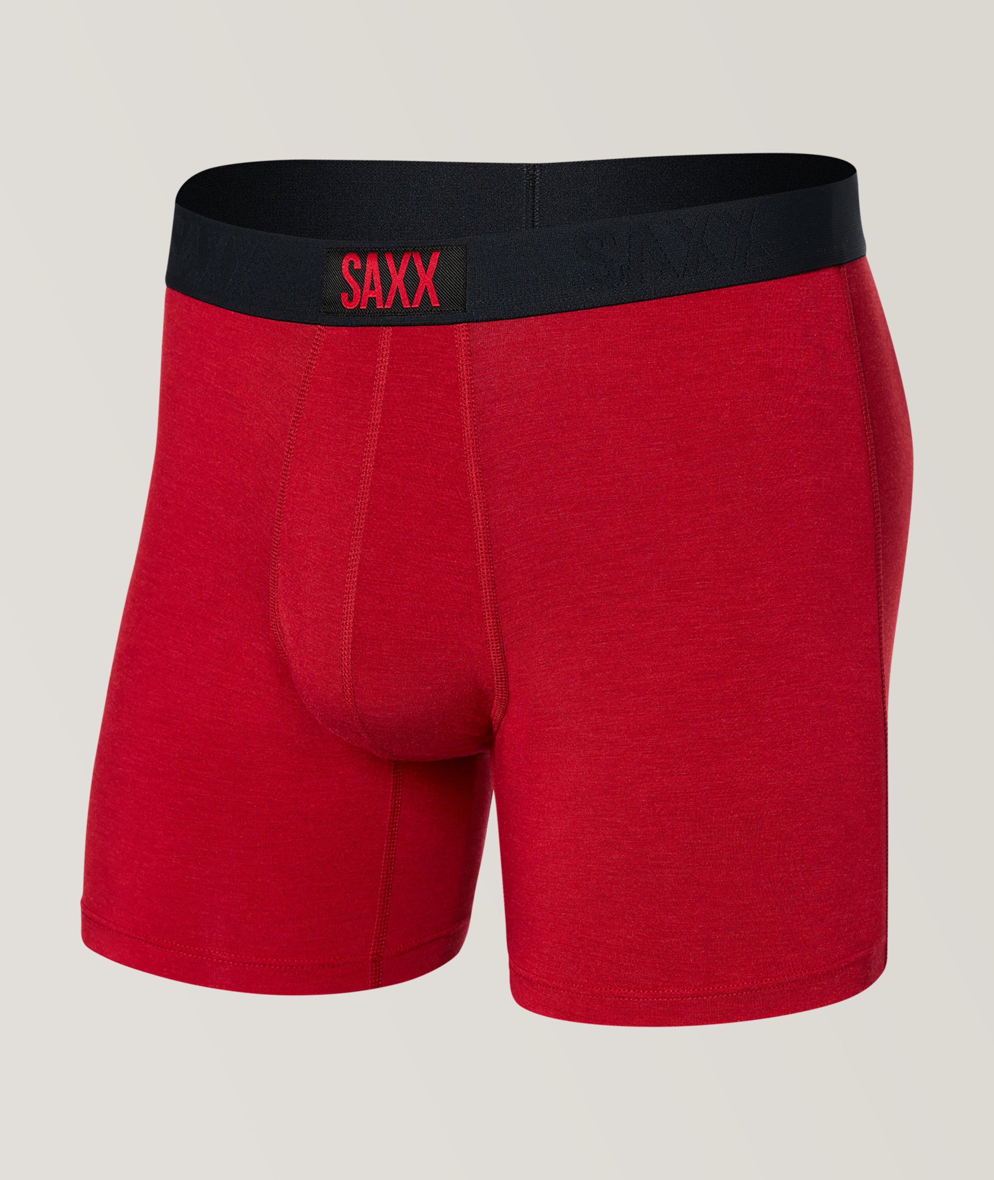 SAXX Men's Underwear - Ultra Super Soft Boxer Brief Fly 3 Pack