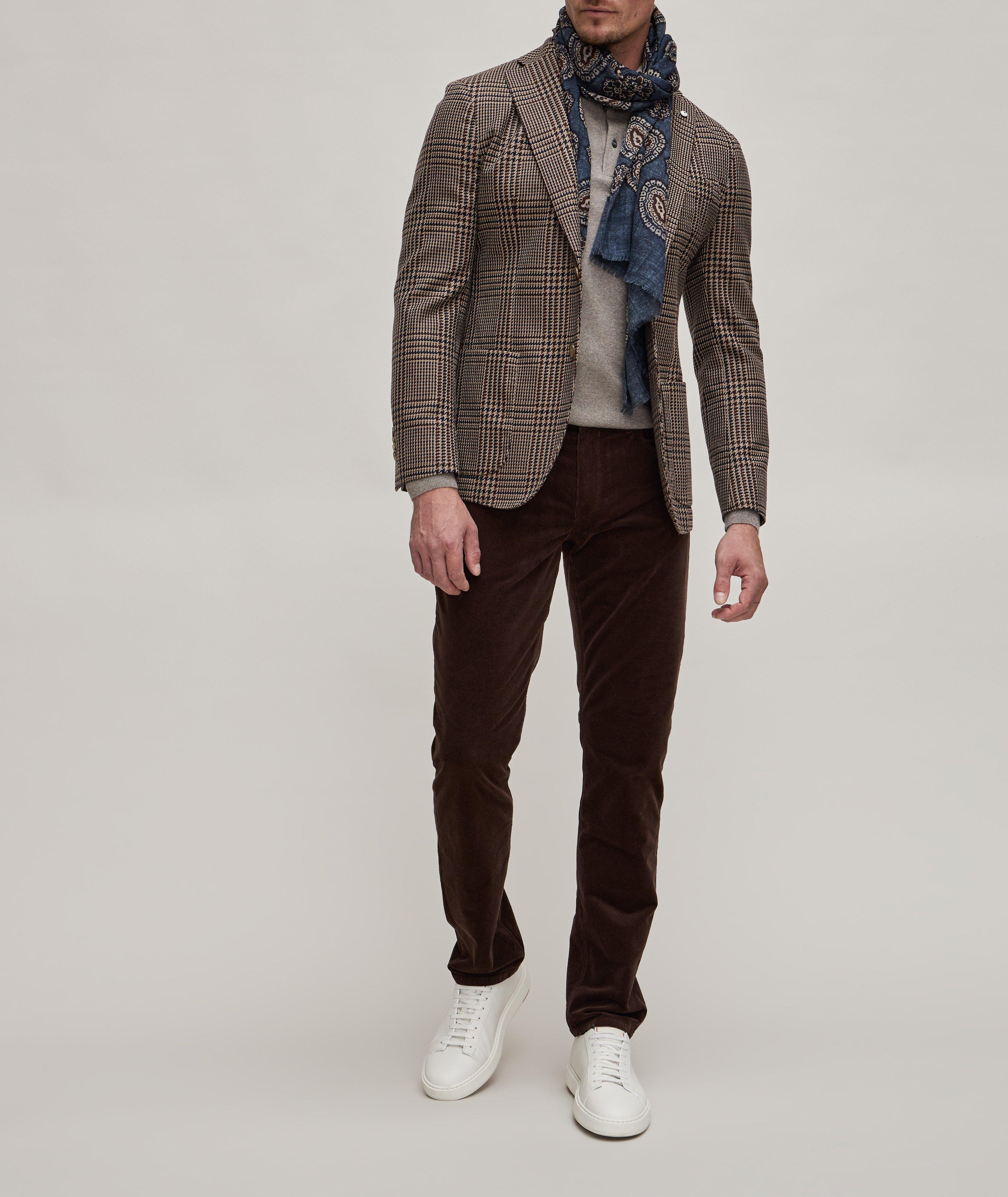 Long-Sleeve Virgin Wool Polo  image 3