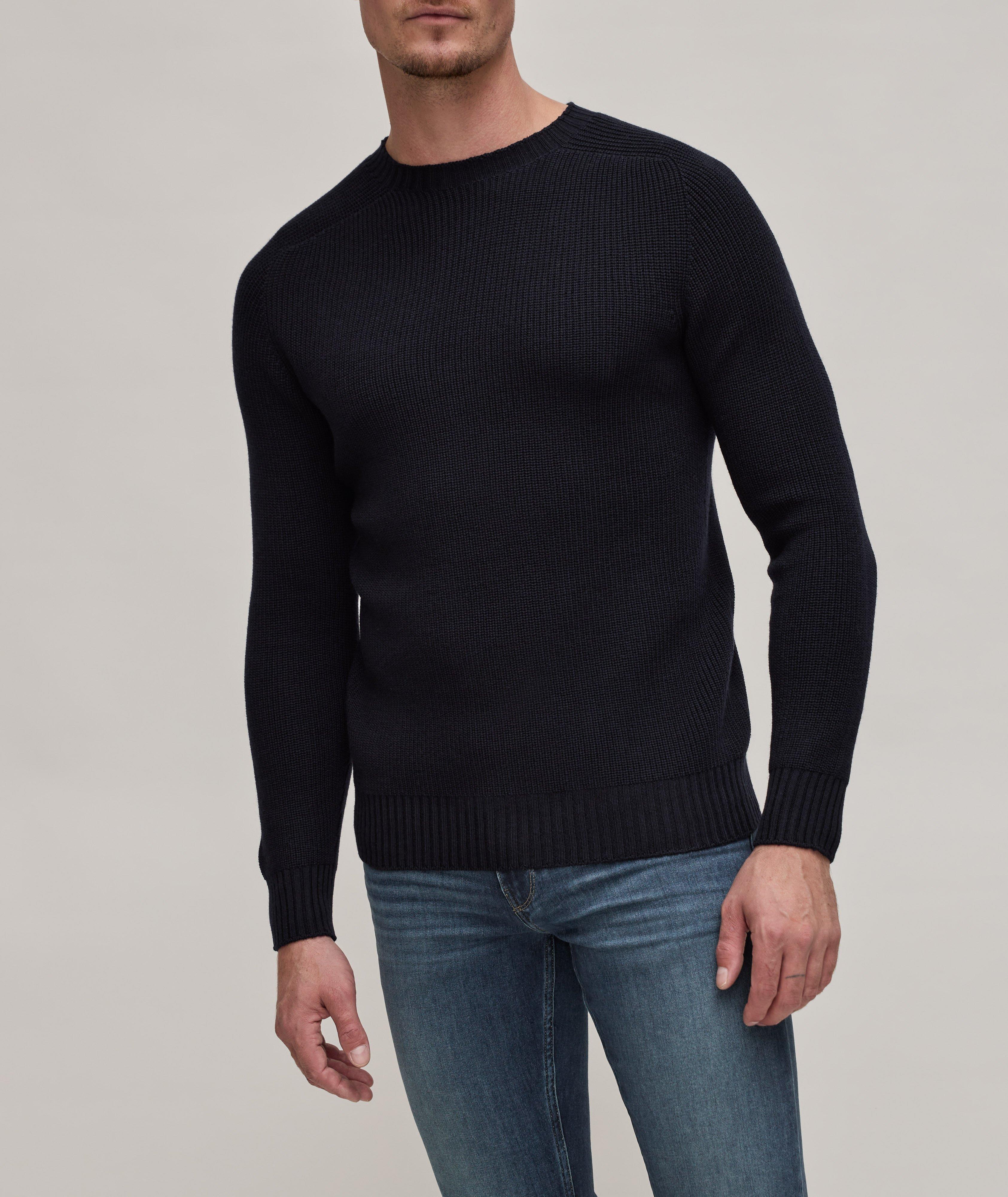 Ribbed Virgin Wool Sweater image 1