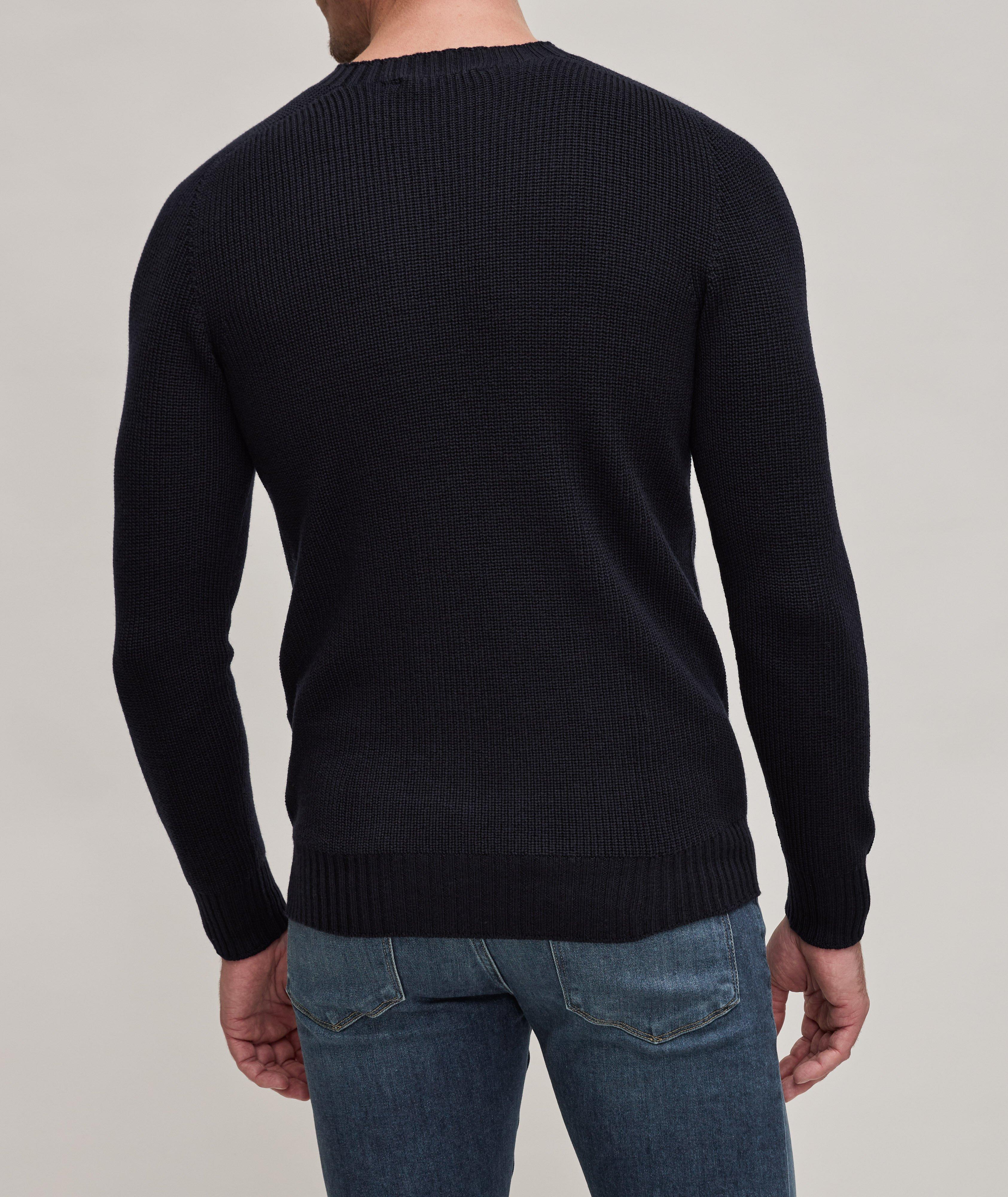 Ribbed Virgin Wool Sweater