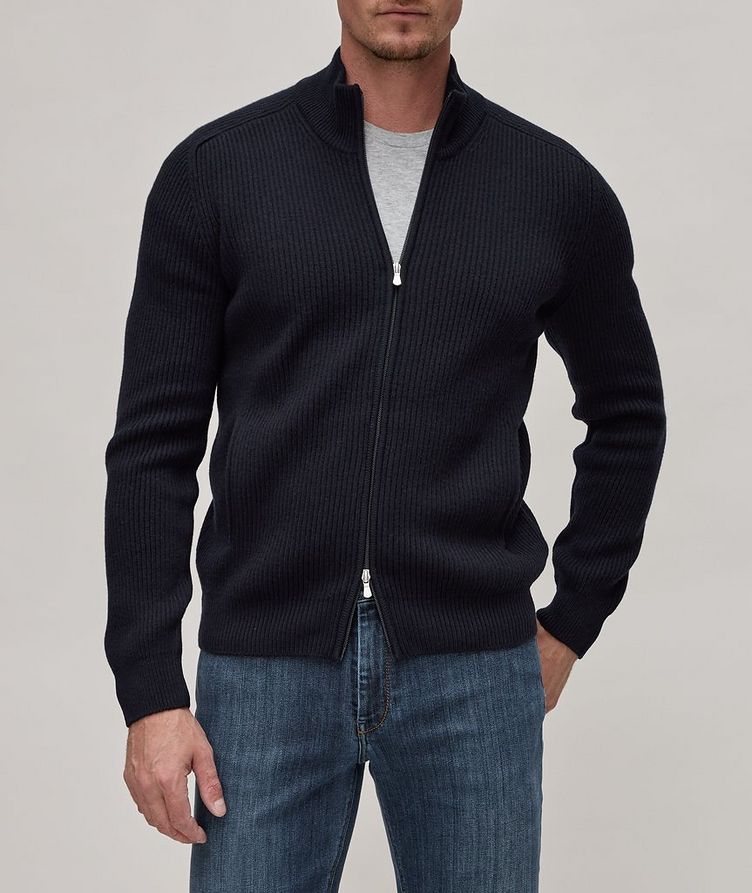 Ribbed Virgin Wool-Blend Sweater image 1