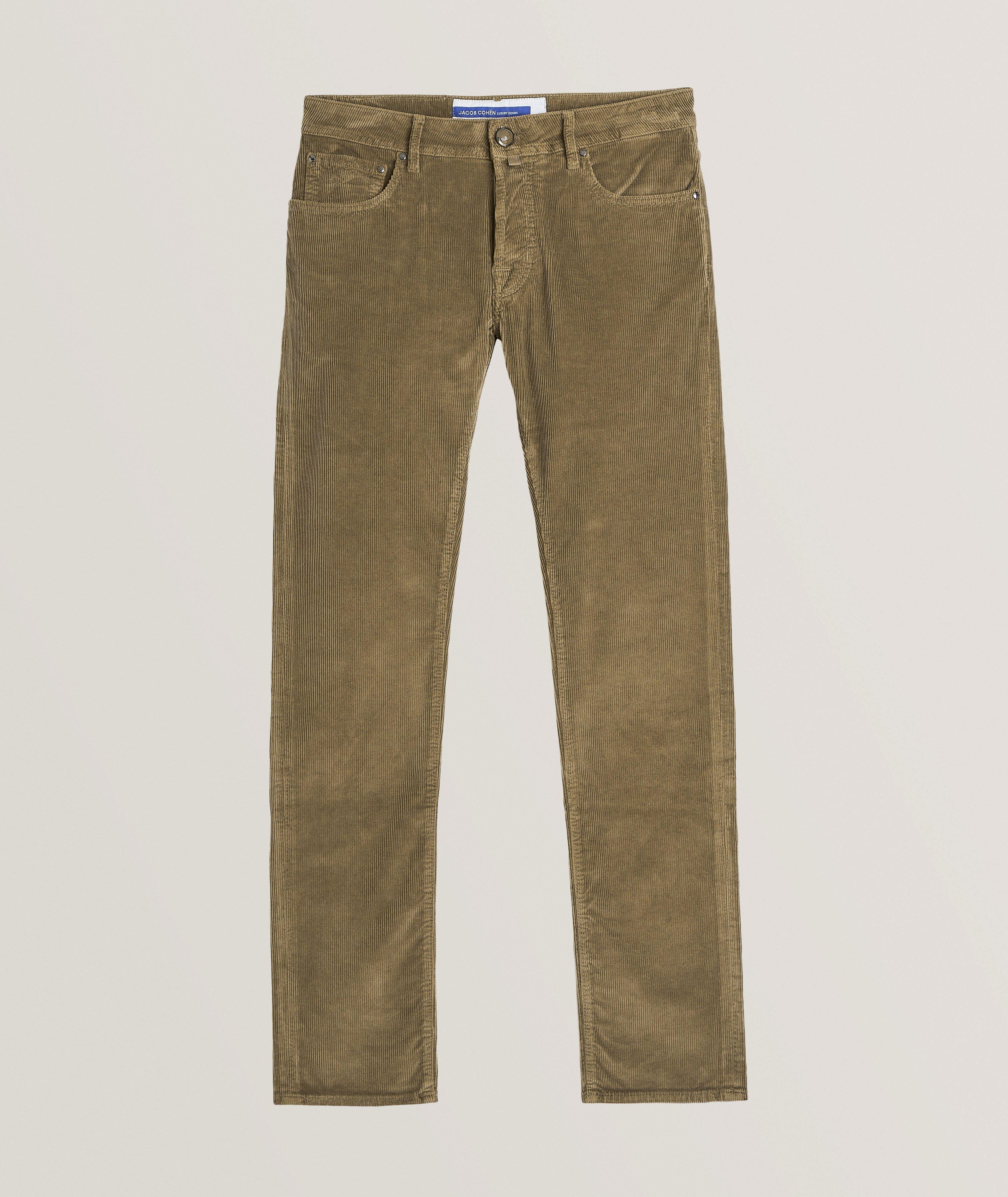 Slim Fit Five-Pocket Stretch Corduroy Pants