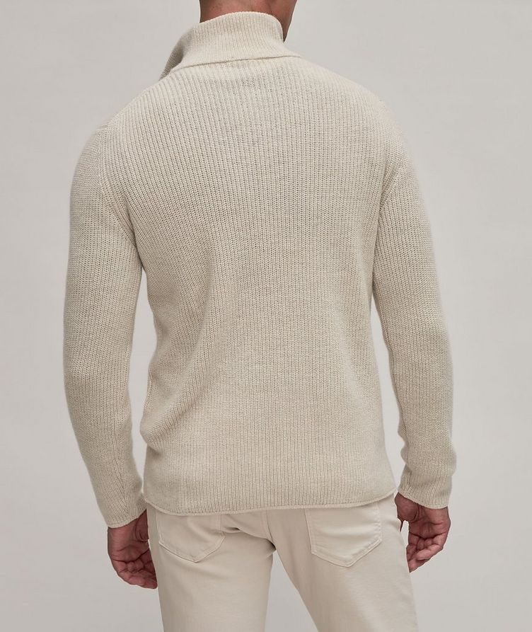 Superfine 120s Merino Wool-Cashmere Knitted Sweater image 2