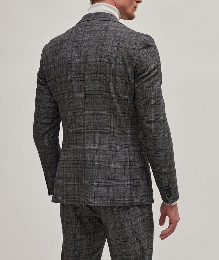 Slim-Fit Checked Stretch-Wool Sport Jacket image 2