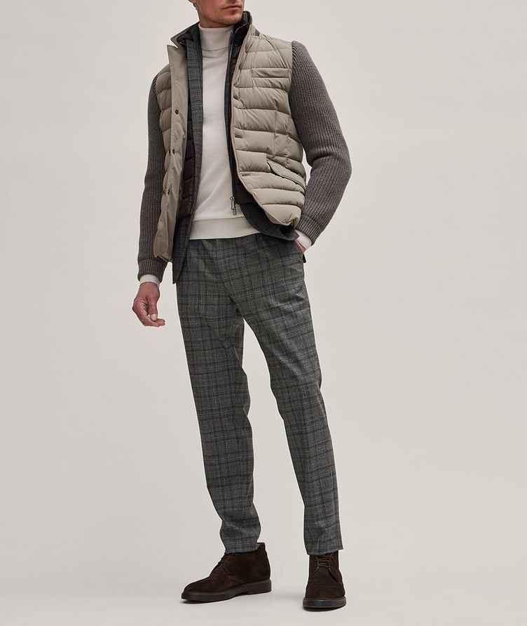 Slim-Fit Checked Stretch-Wool Sport Jacket image 3