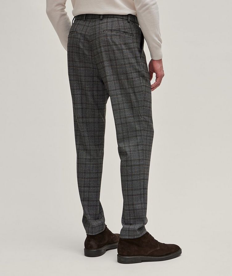 Checked Wool-Blend Pants image 3