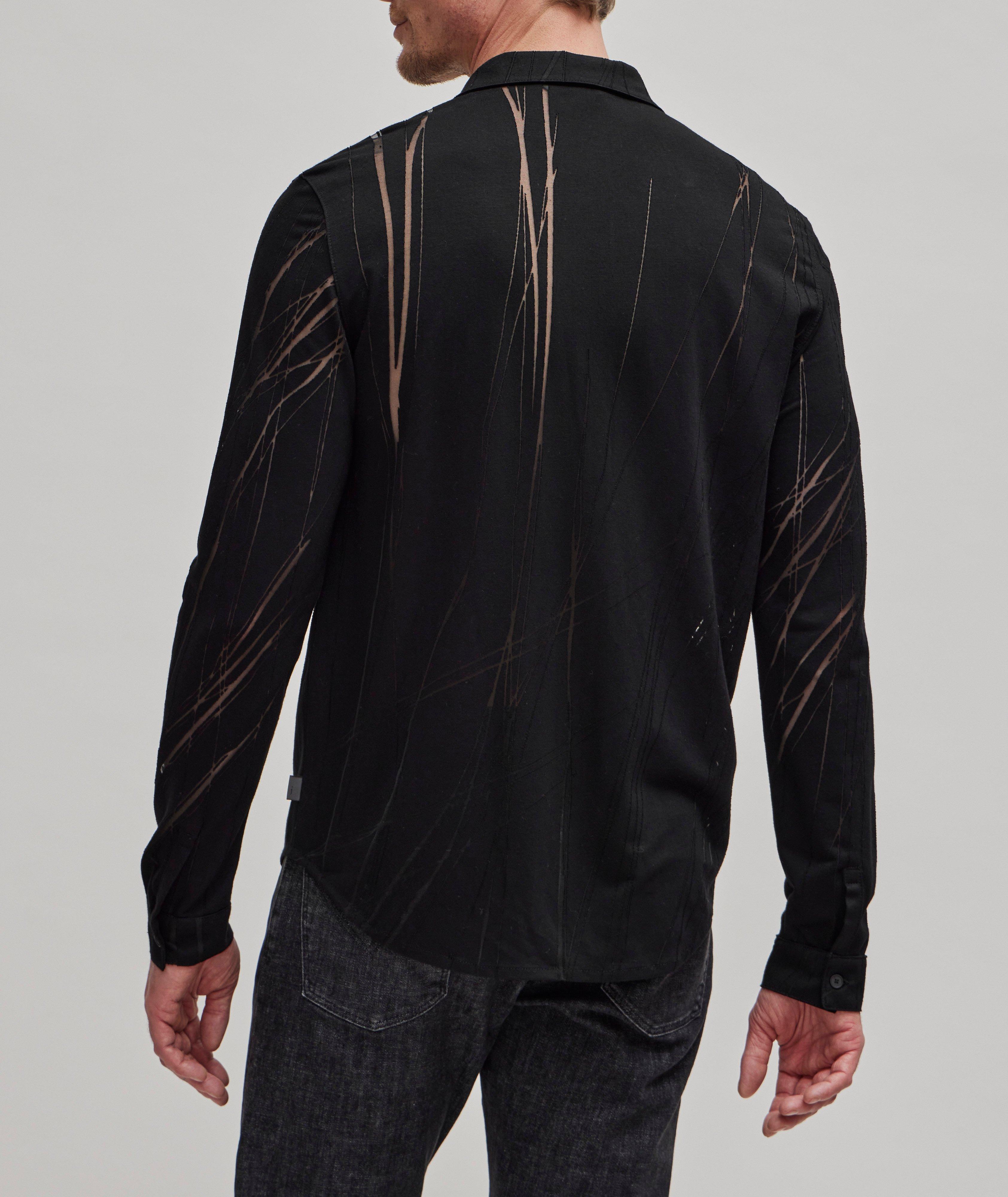Burnout Line Viscose Shirt image 2