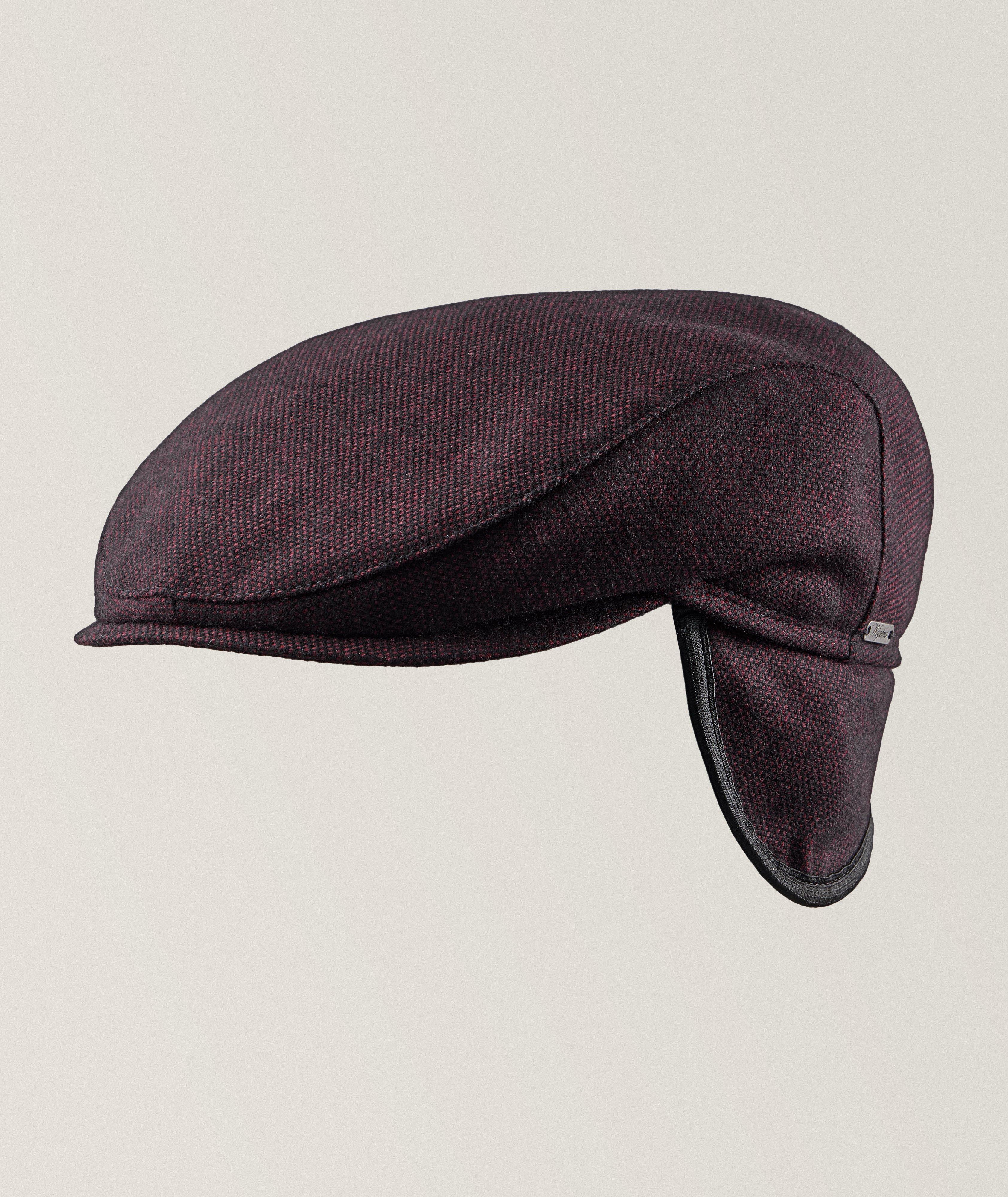 Wigens Shelby Herringbone Wool Newsboy Cap - Hats in The Belfry Green/ 512 / 58