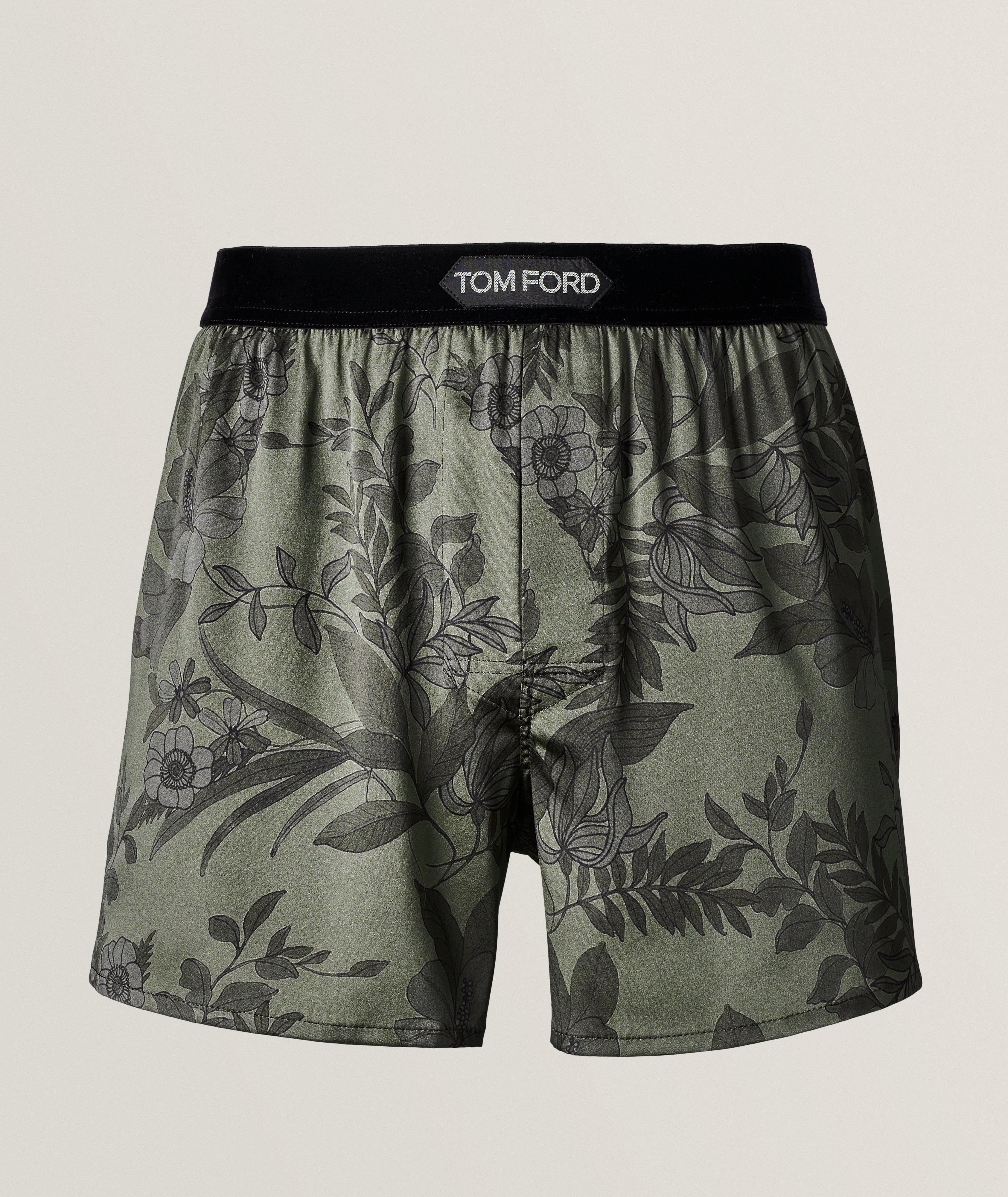 TOM FORD Vintage Floral Silk Boxers, Underwear