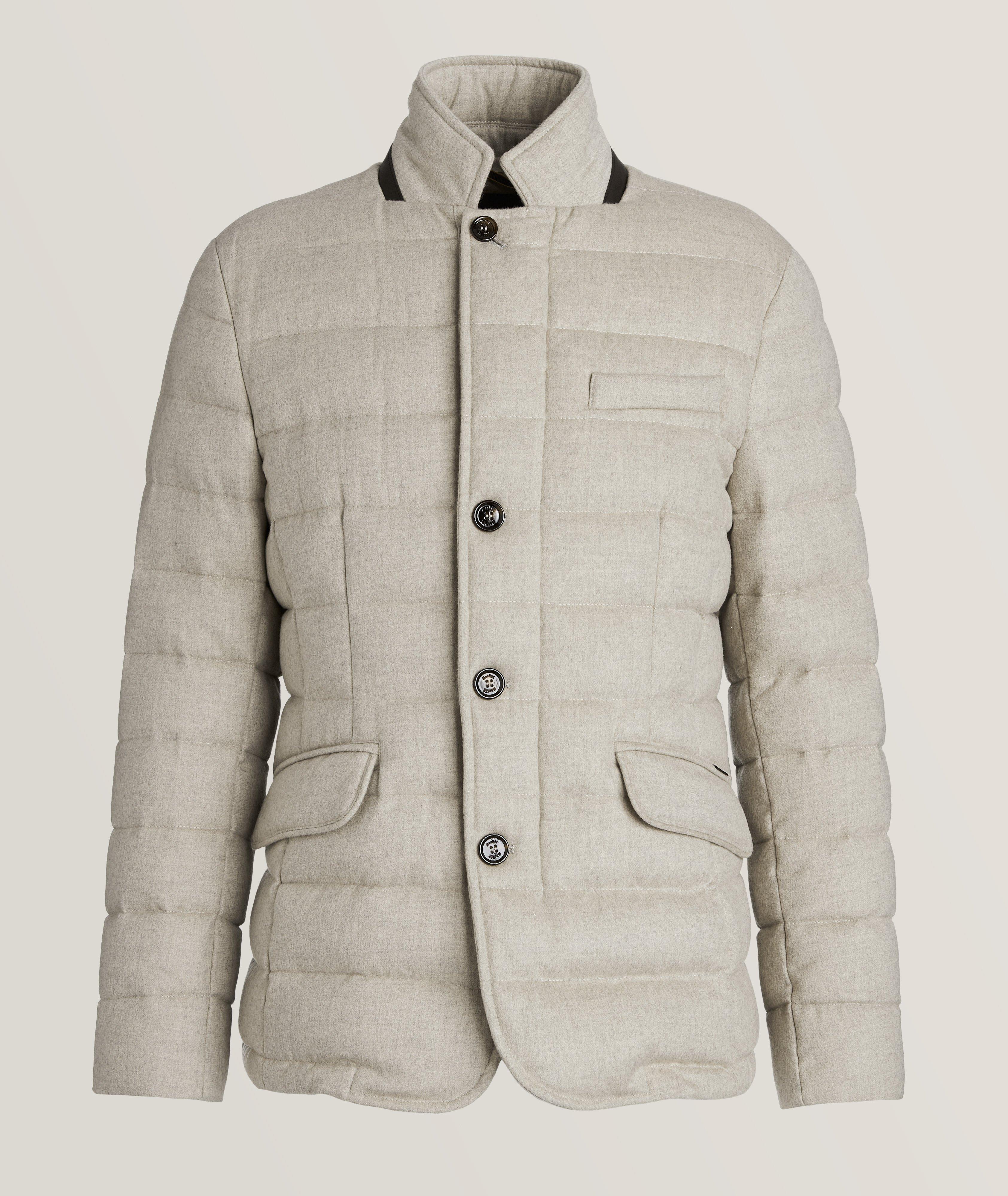 Moorer Zayn Down Filled Wool Cashmere Jacket Coats Harry Rosen