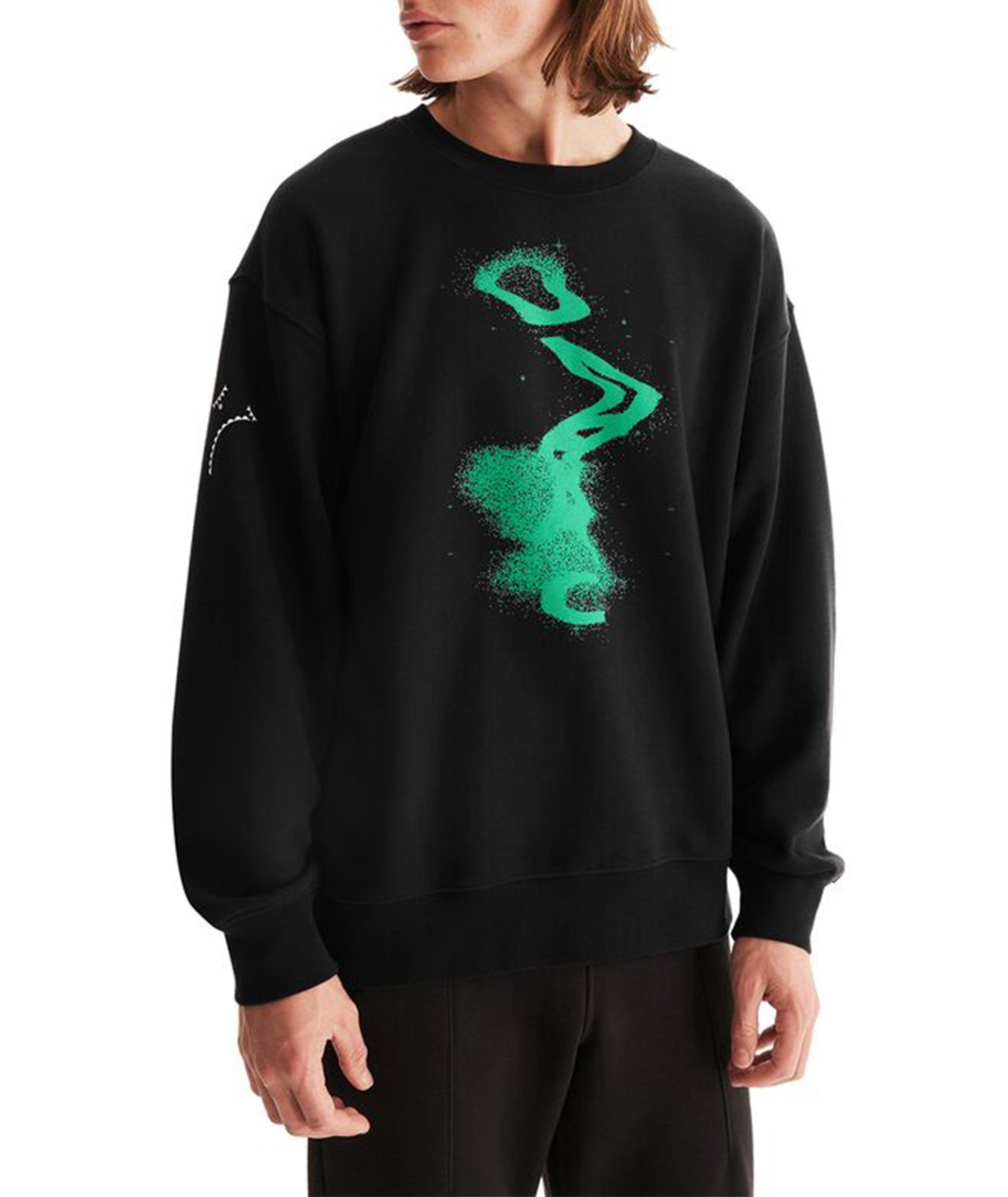 Graphic Print Crewneck Sweater image 1