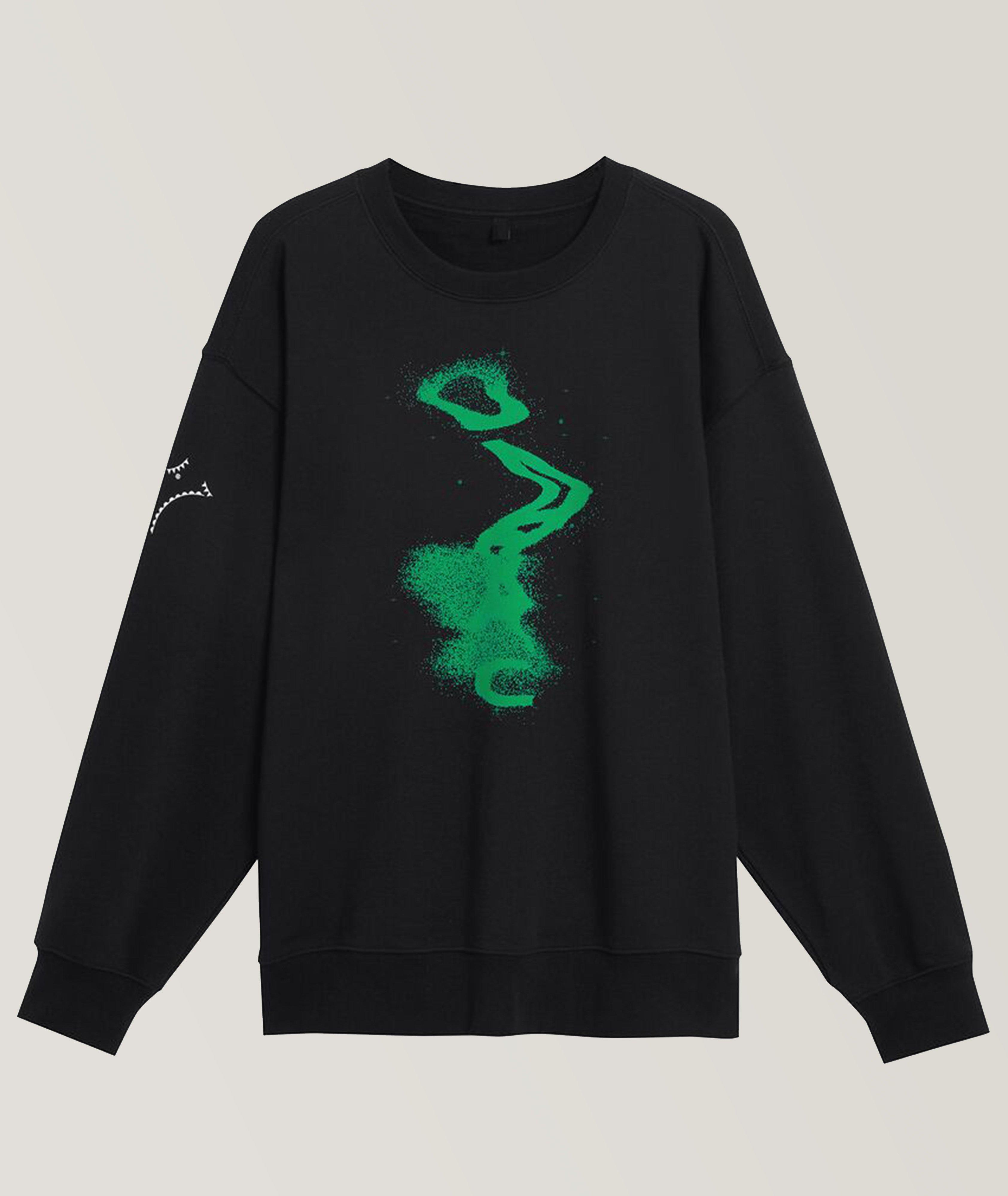 Graphic Print Crewneck Sweater image 0