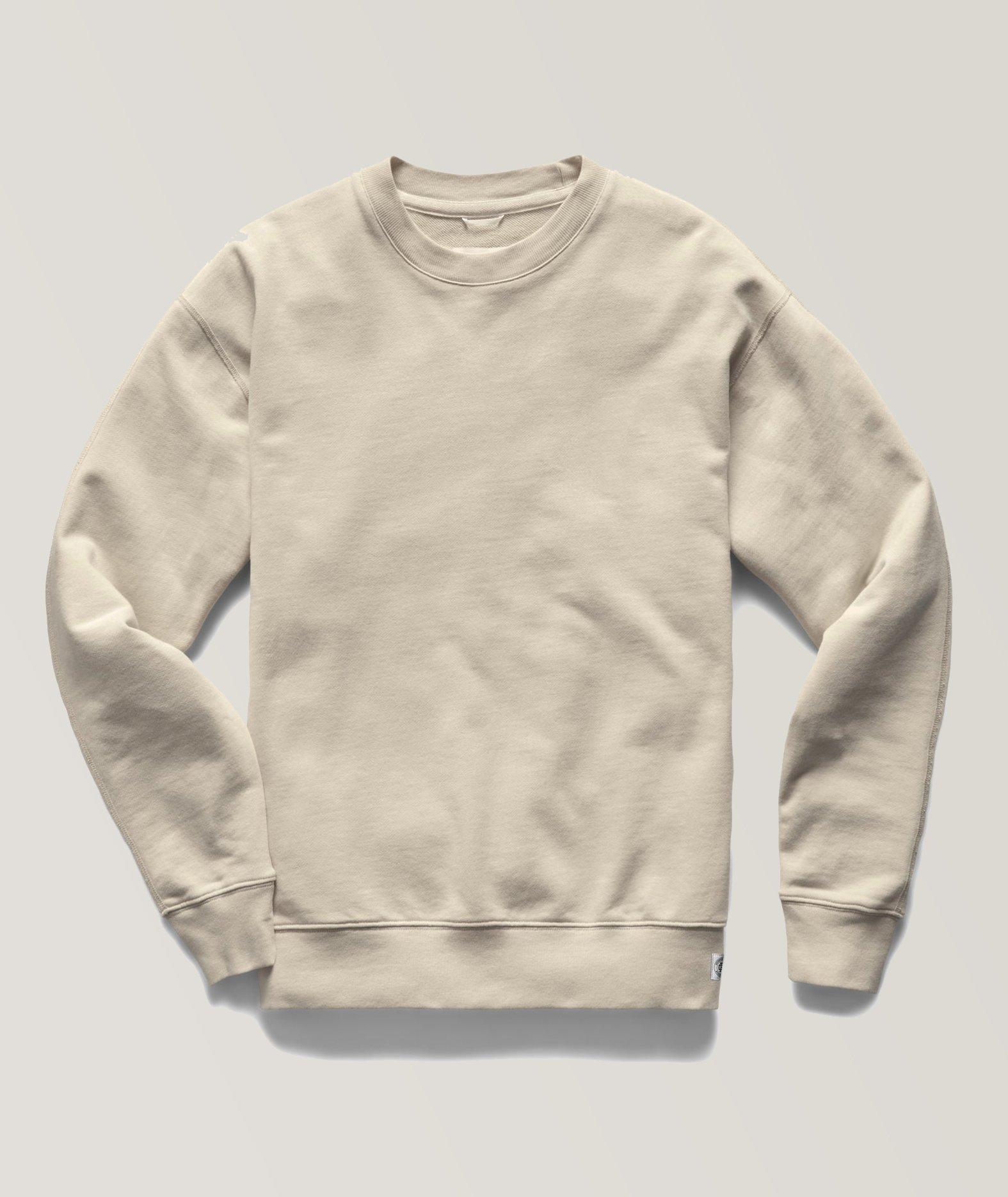 Lightweight Cotton Crewneck Sweatshirt image 0