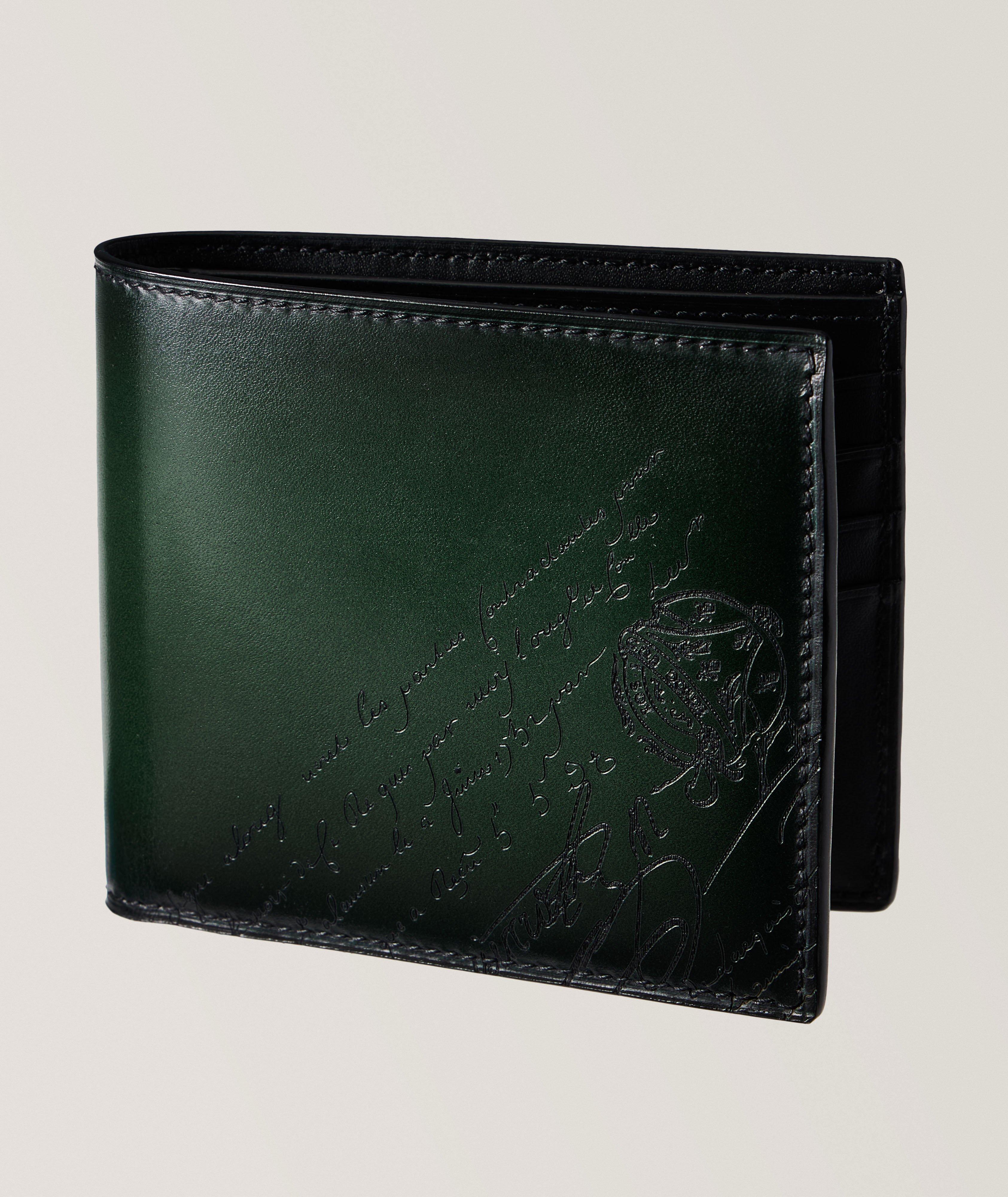 Makore Scritto Leather Bifold Wallet image 0