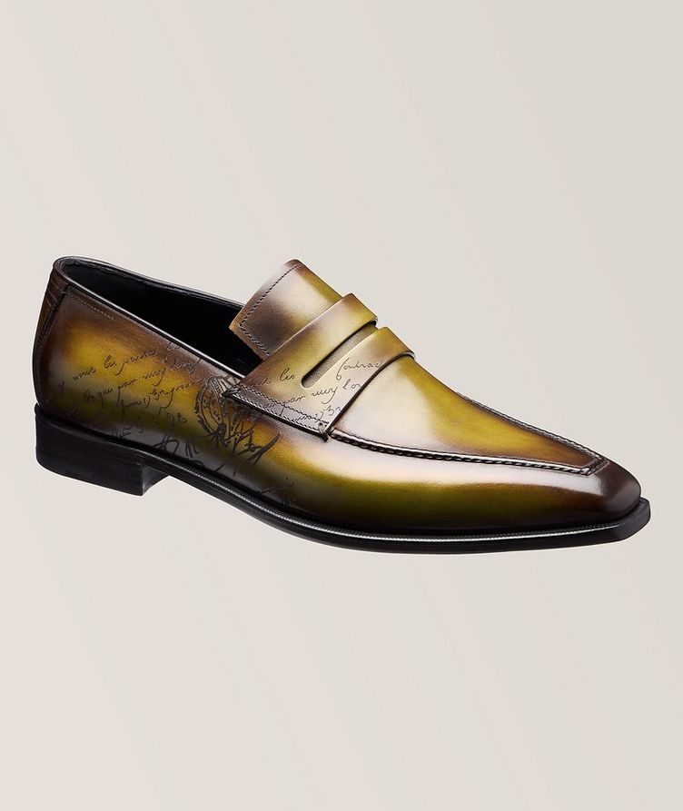 Andy Demesure Scritto Leather Penny Loafers image 0