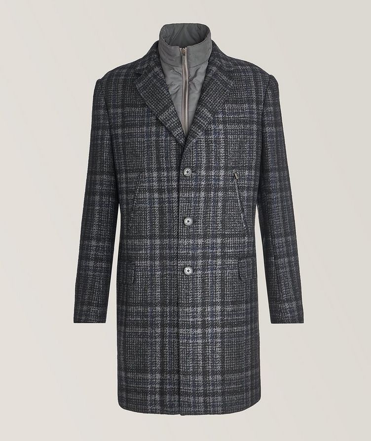 Brera Twill Wool-Blend Overcoat With Removeable Bib image 0