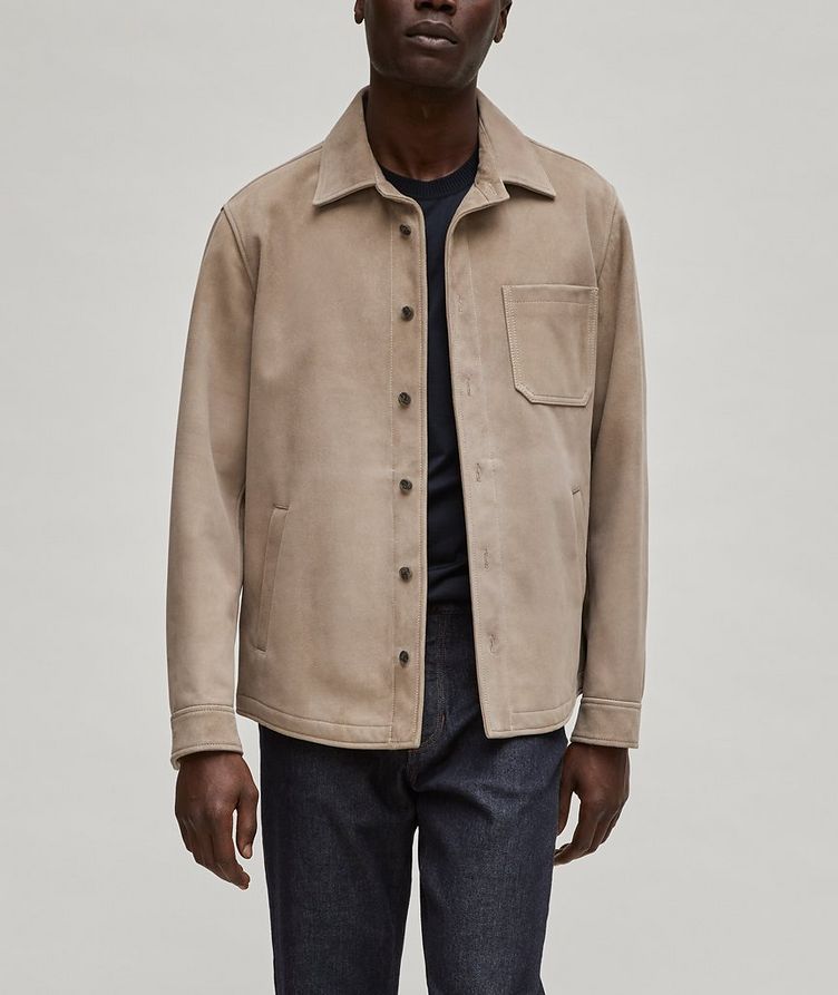 Brera Suede Leather Overshirt image 1