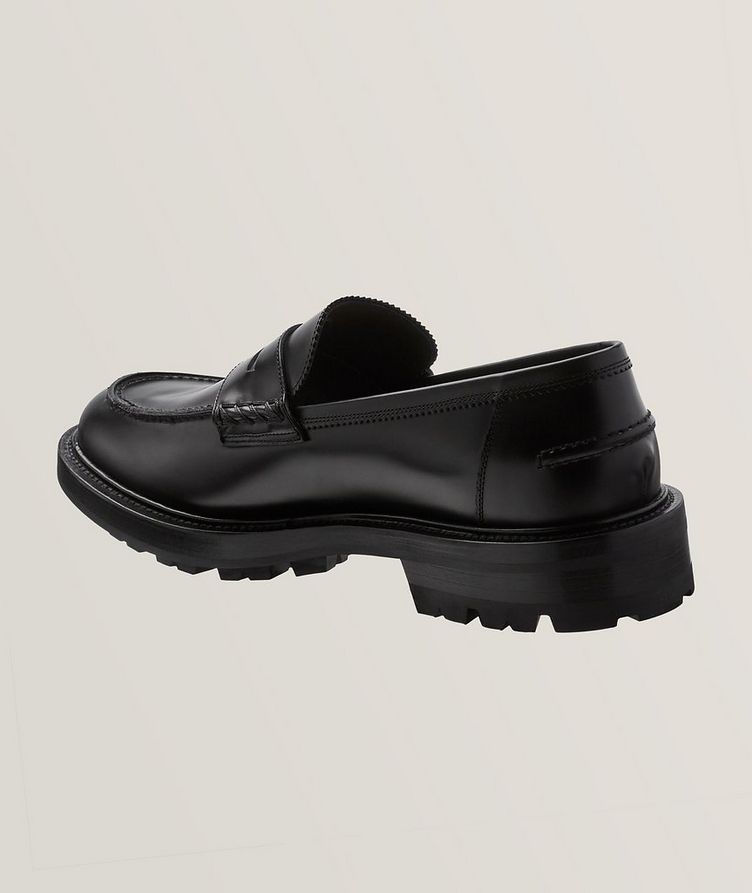 Polished Leather Penny Loafers image 1