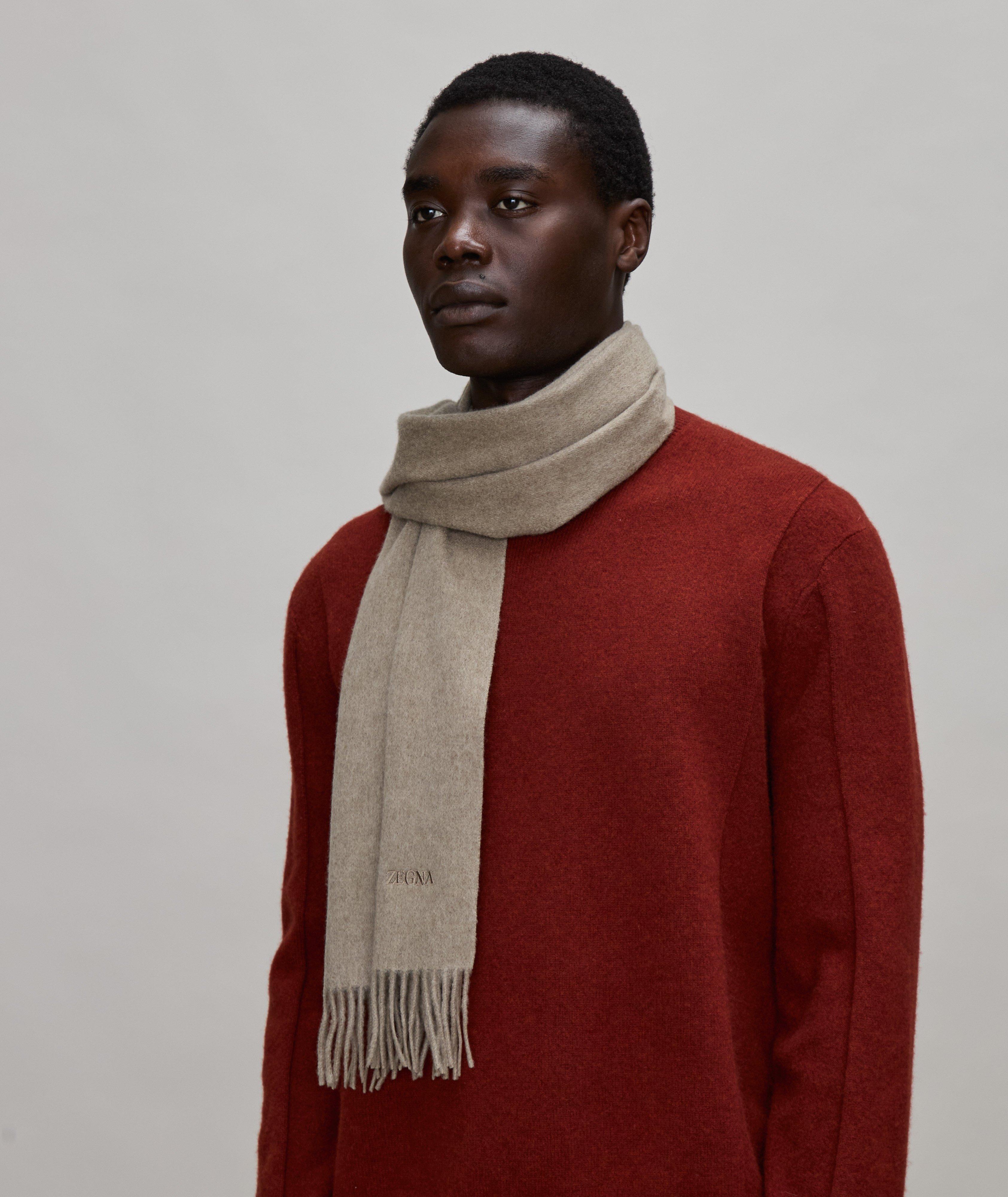 Fringed Oasi Cashmere Scarf  image 1