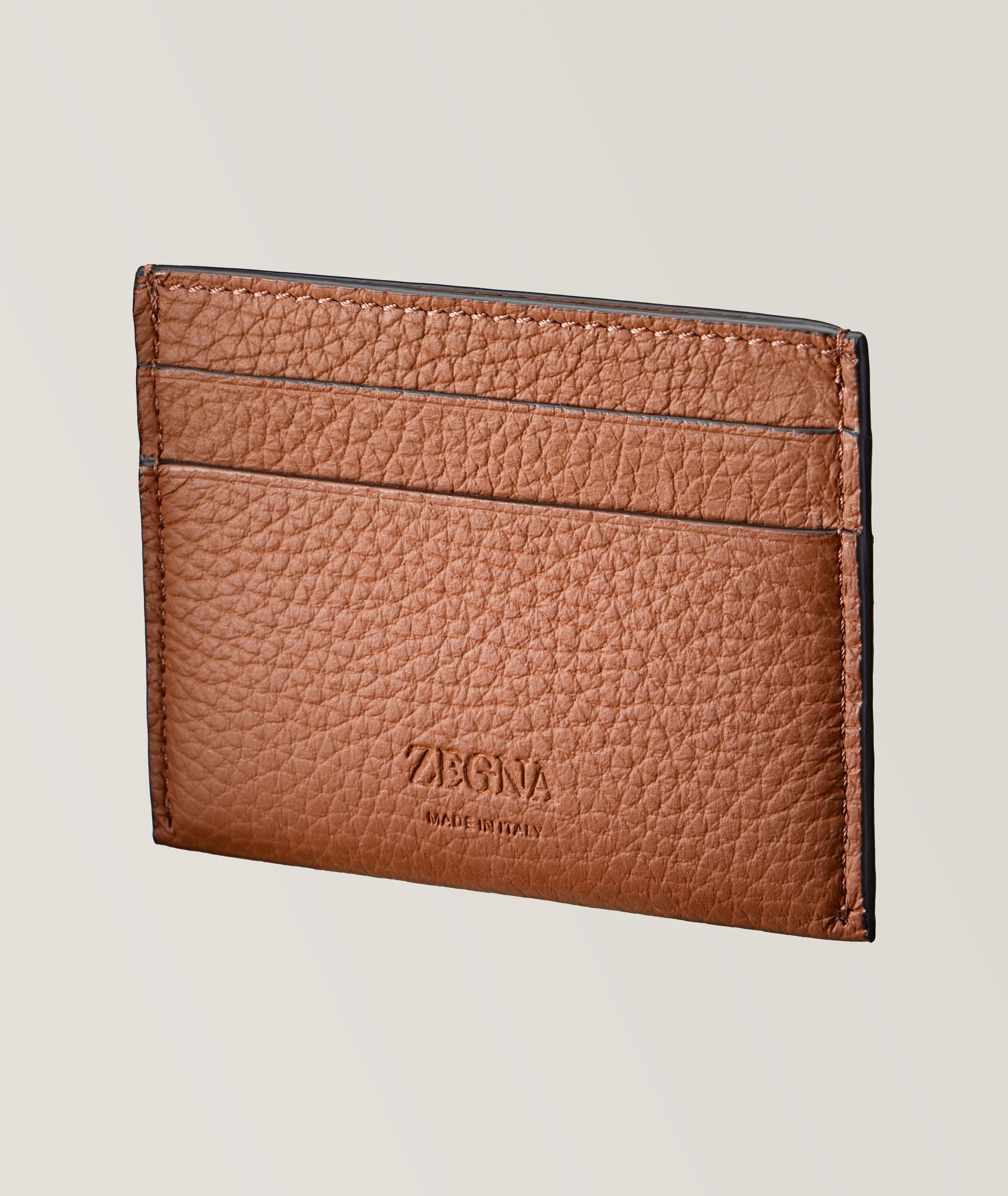 Lightweight leather card holder - Vaja