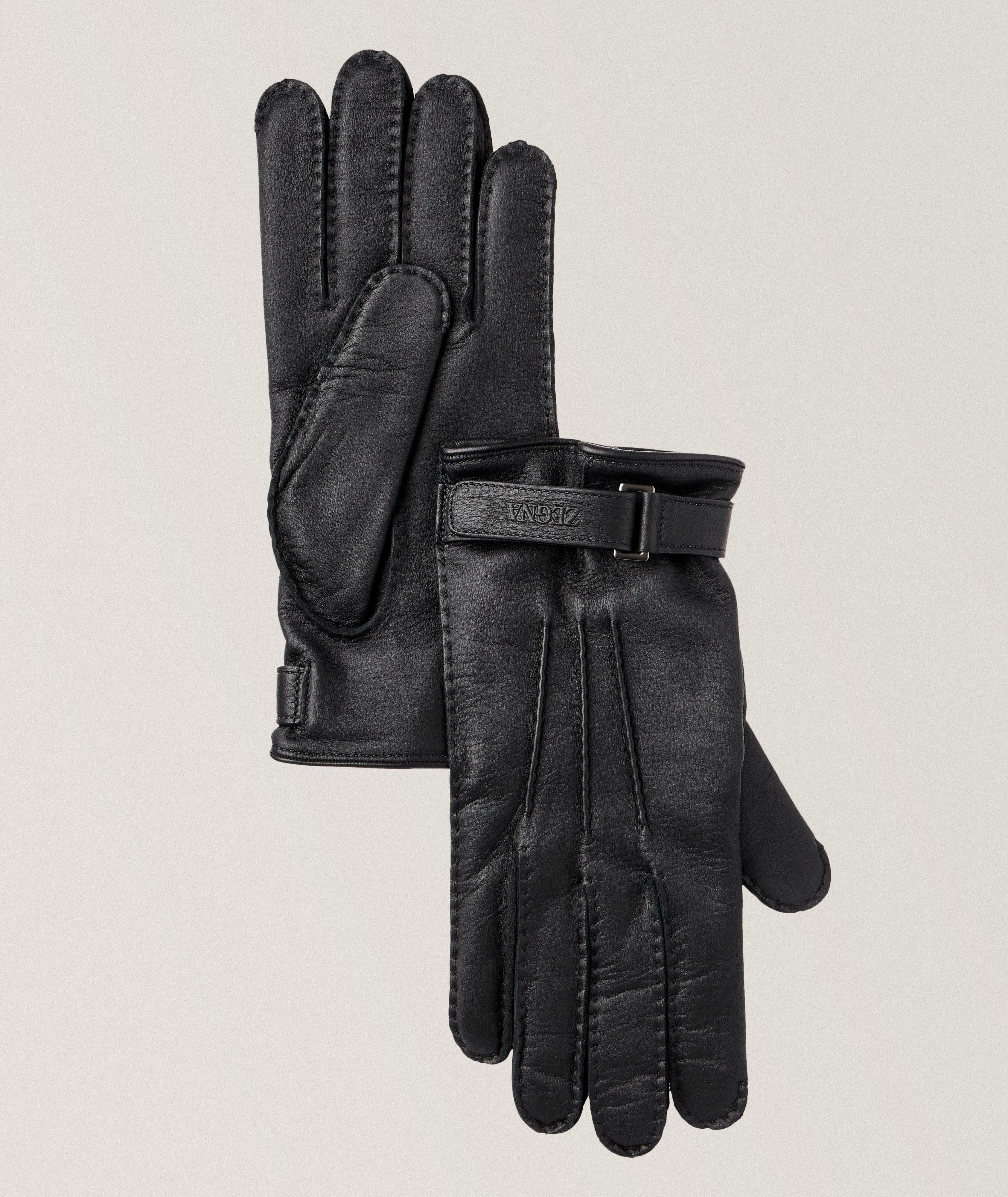 Jake Wool-Lined Leather Gloves