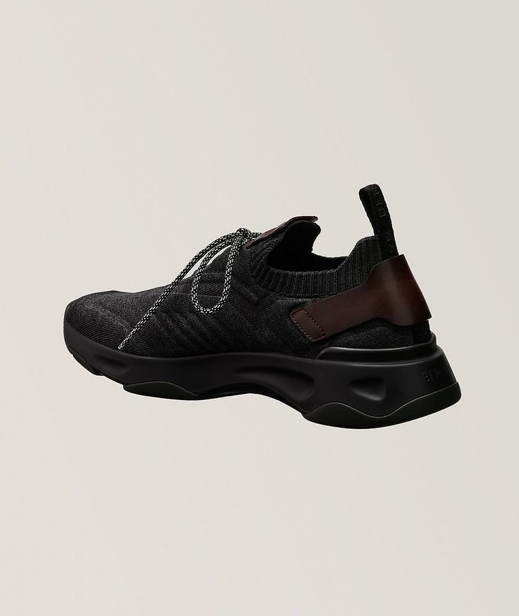 Shadown Knit & Leather Sneakers image 1