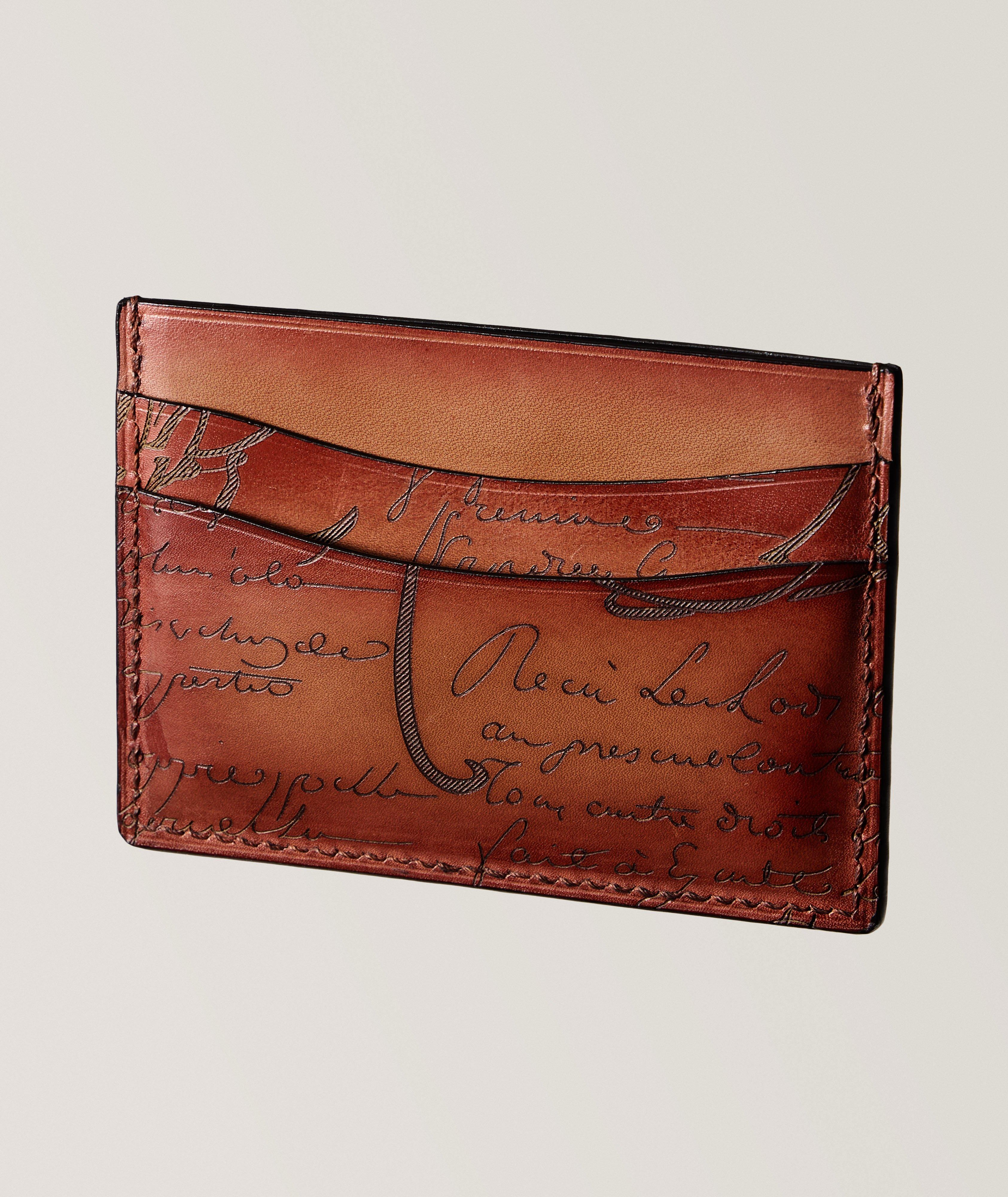 Jagua Scritto Leather Card Holder image 1