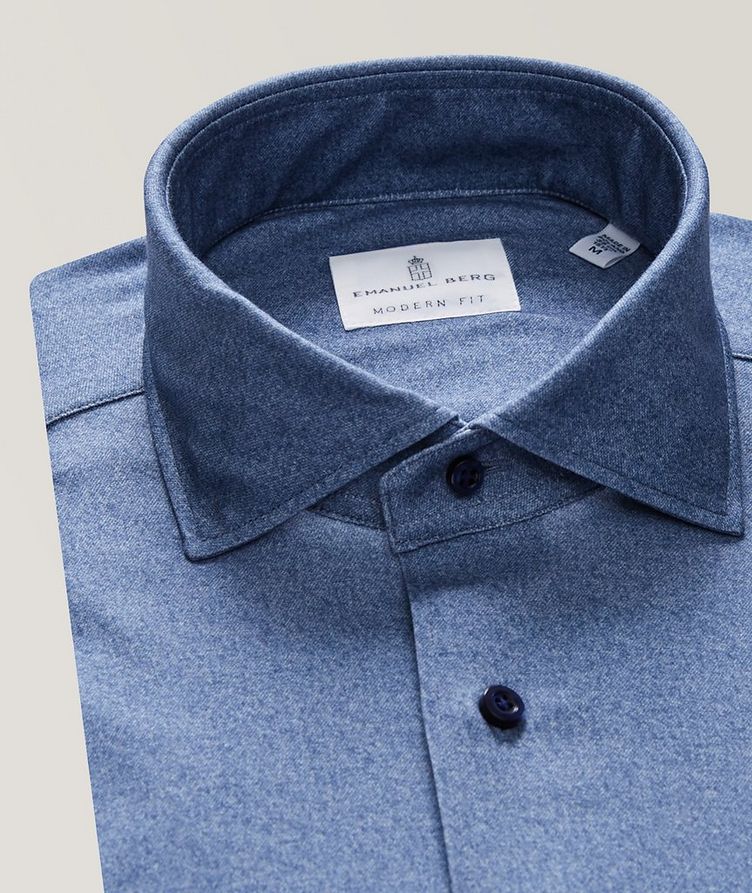Solid Modern 4-Flex Stretch Cotton Knit Shirt image 1