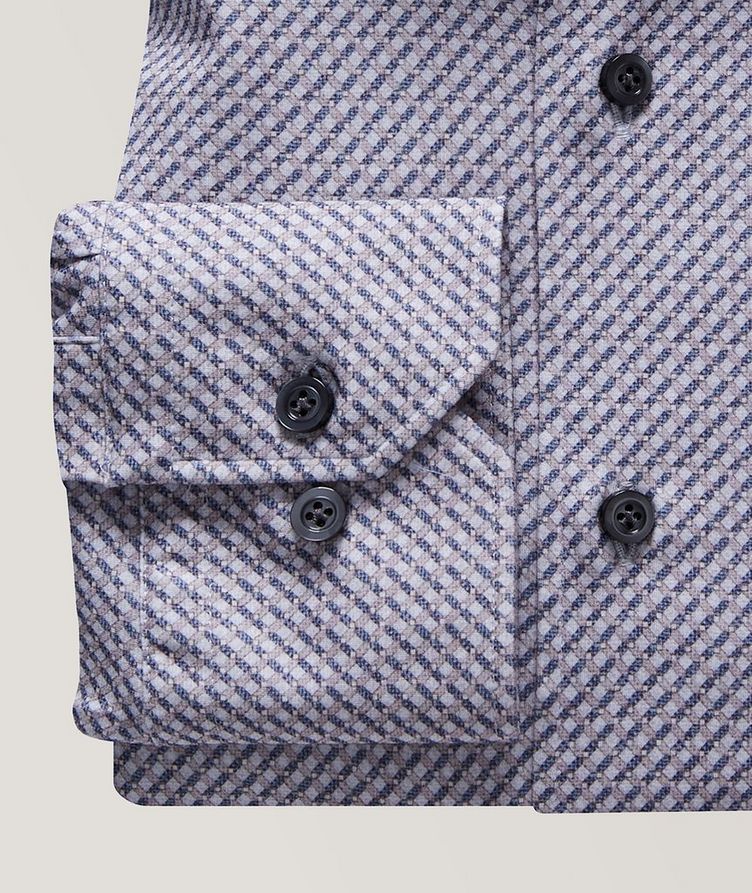 Micro Check Modern 4-Flex Stretch Knit Shirt image 2
