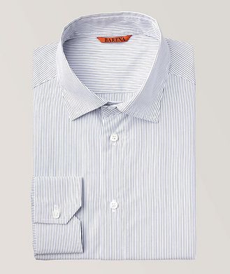 Barena Venezia Striped Pattern Cotton Sport Shirt
