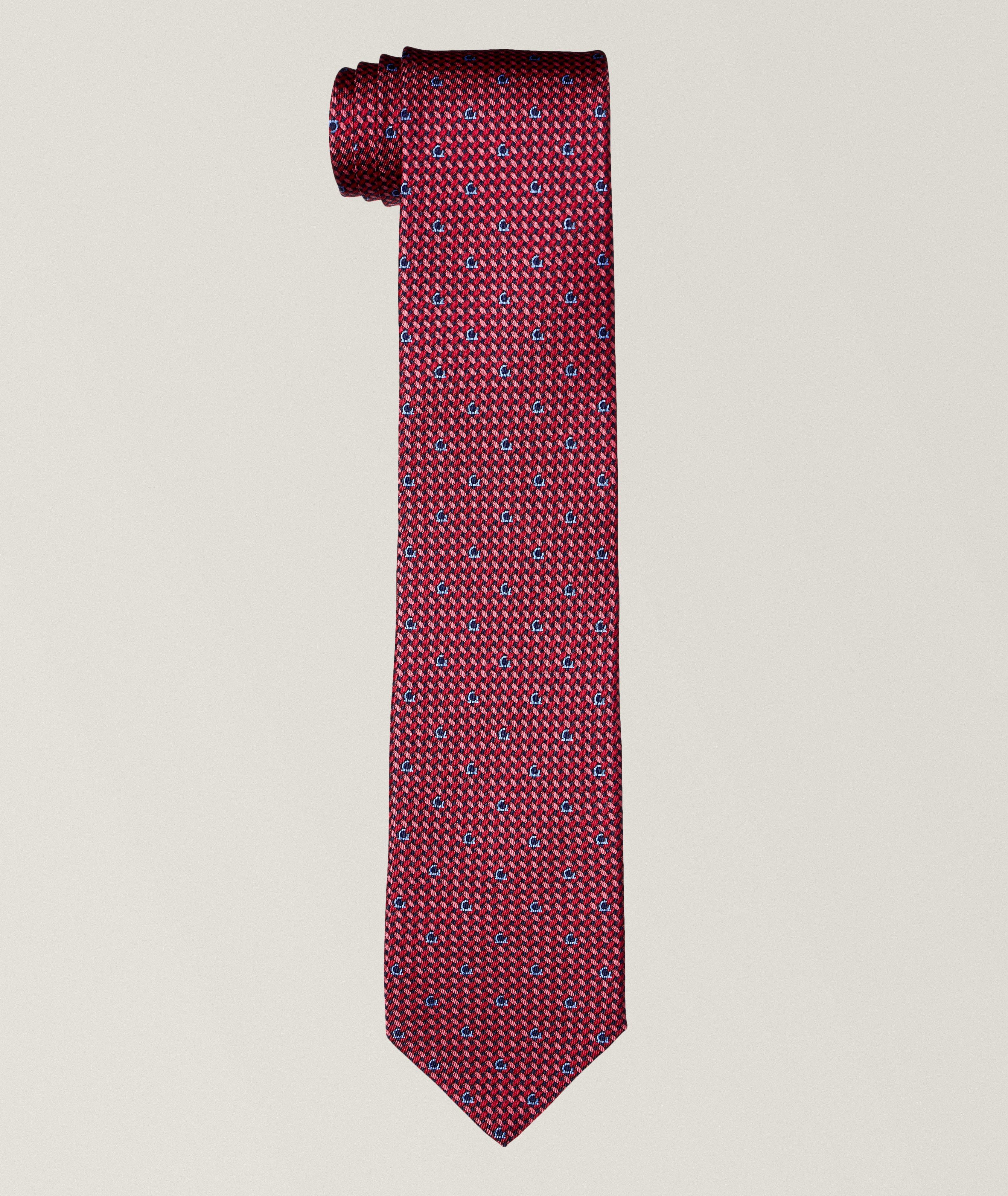 Gancio Weave Silk Tie image 0