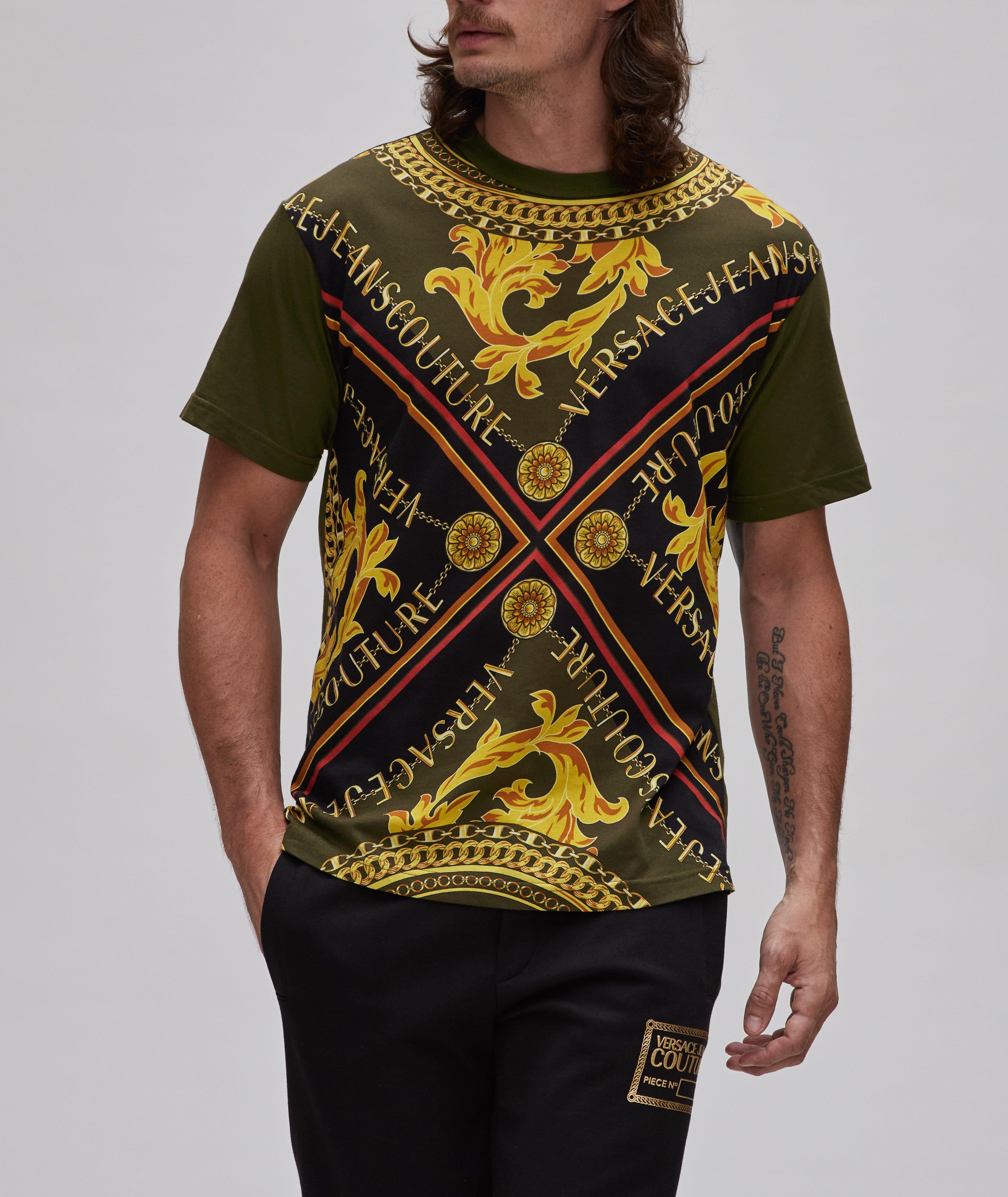 T-shirt en coton à motif baroque image 1