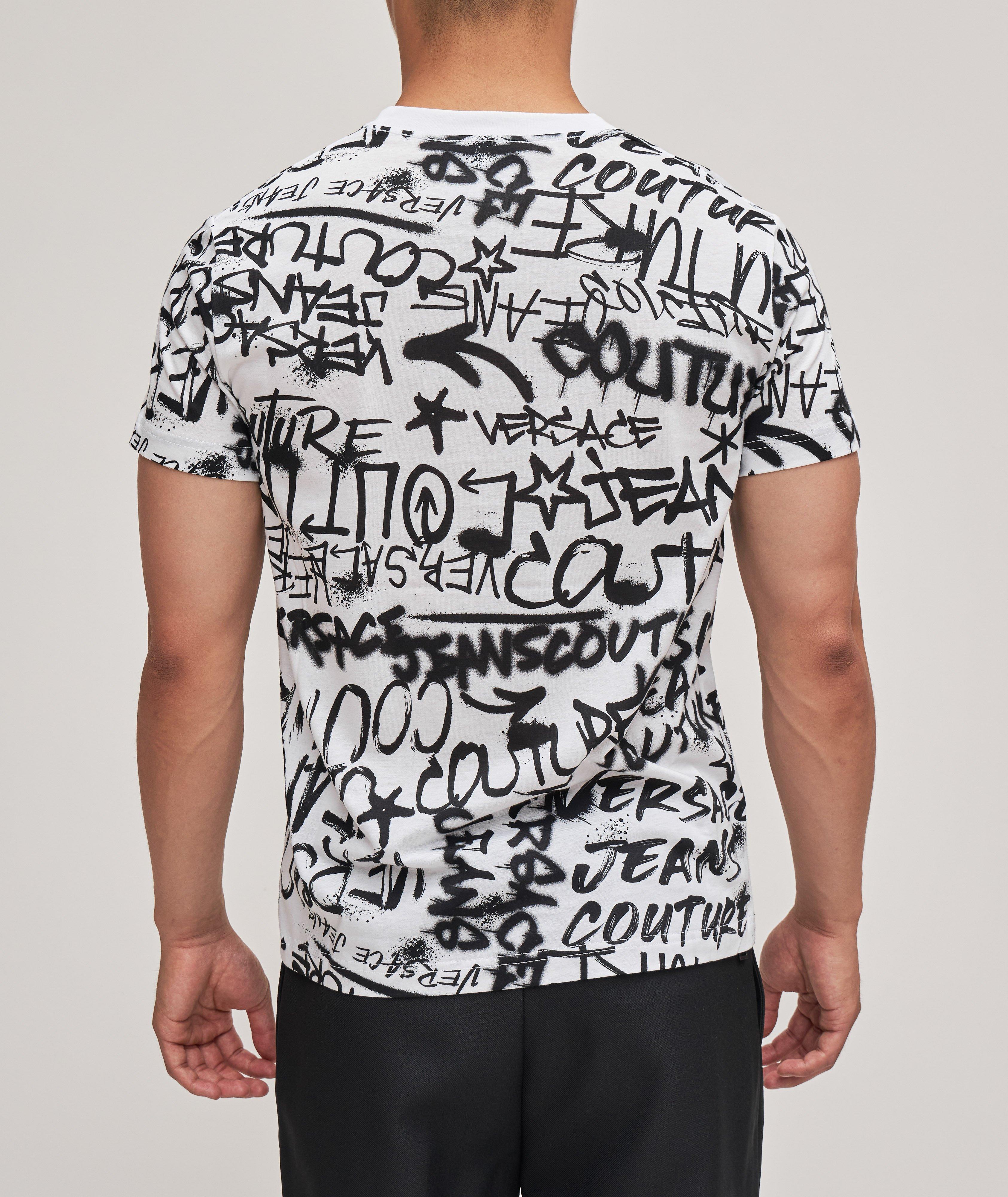 Graffiti Logo Cotton T-Shirt image 2