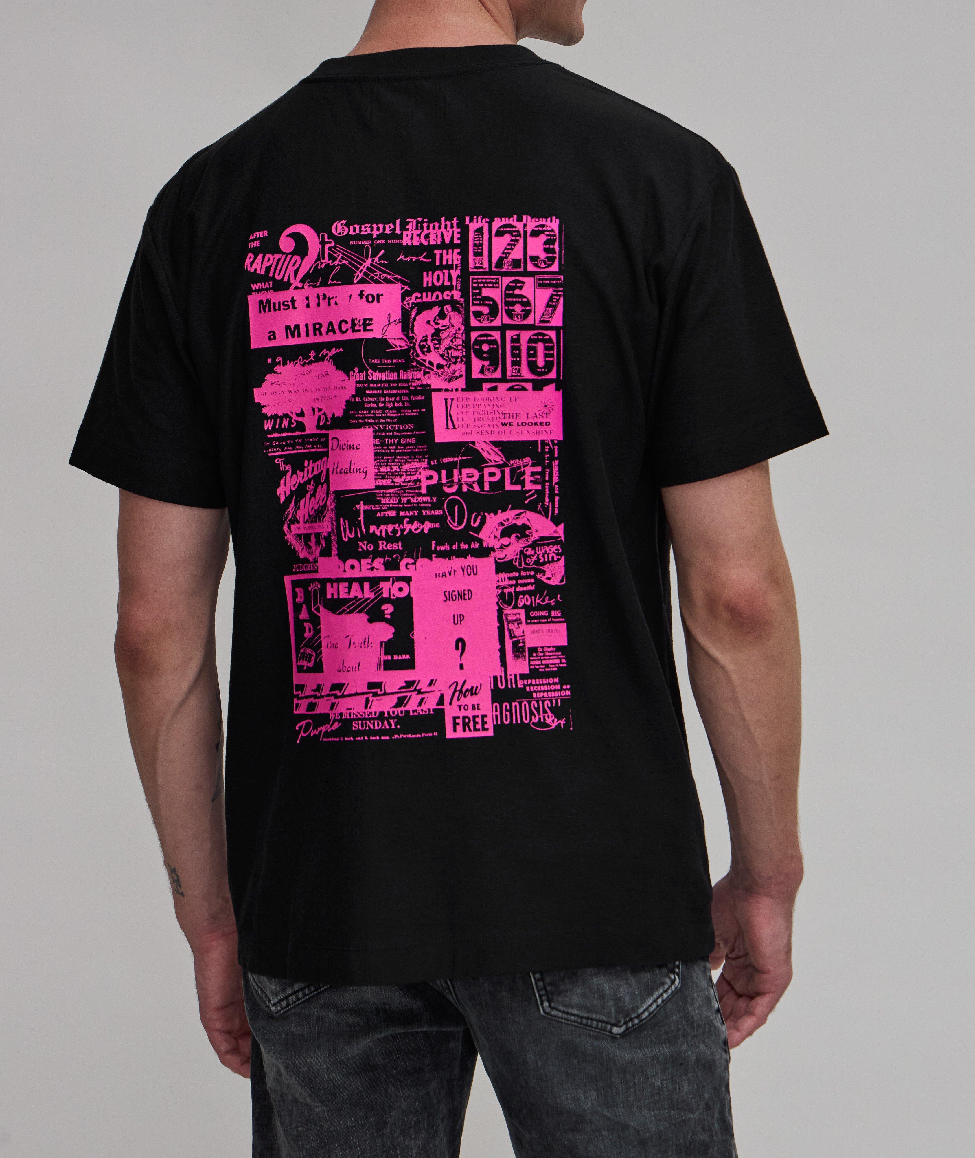 T-shirt en coton avec logo à encolure ronde image 2