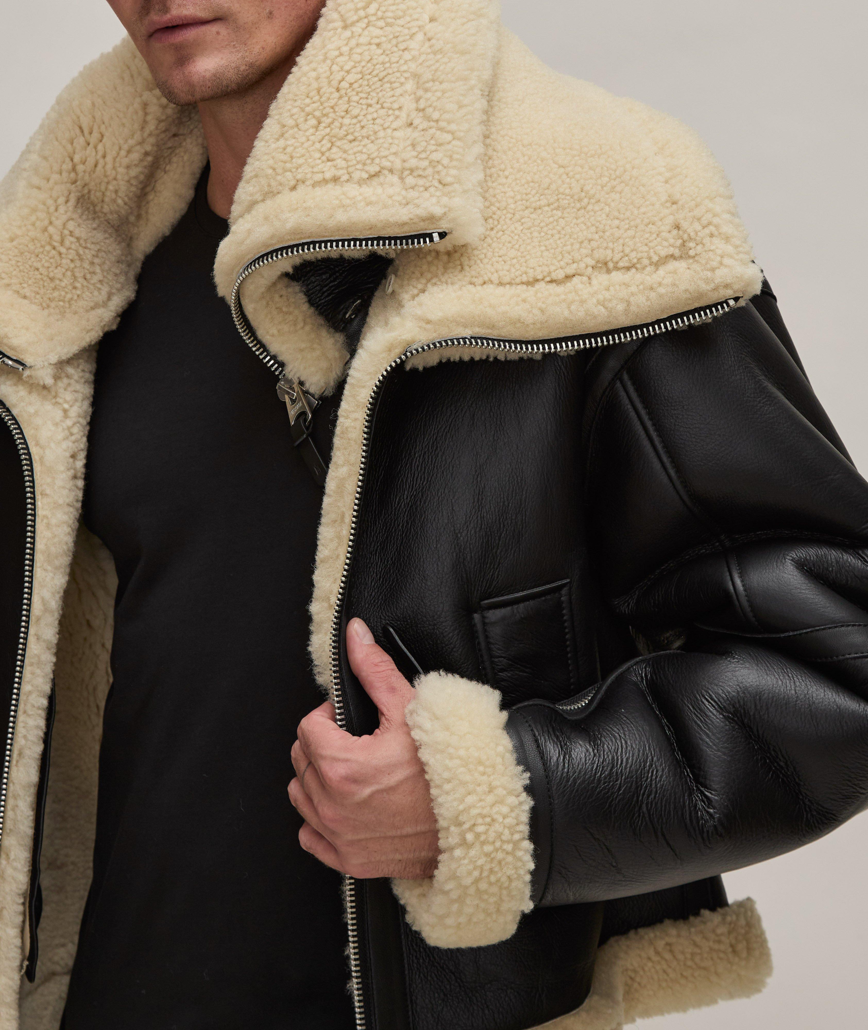 Jacket on sale sheepskin collar