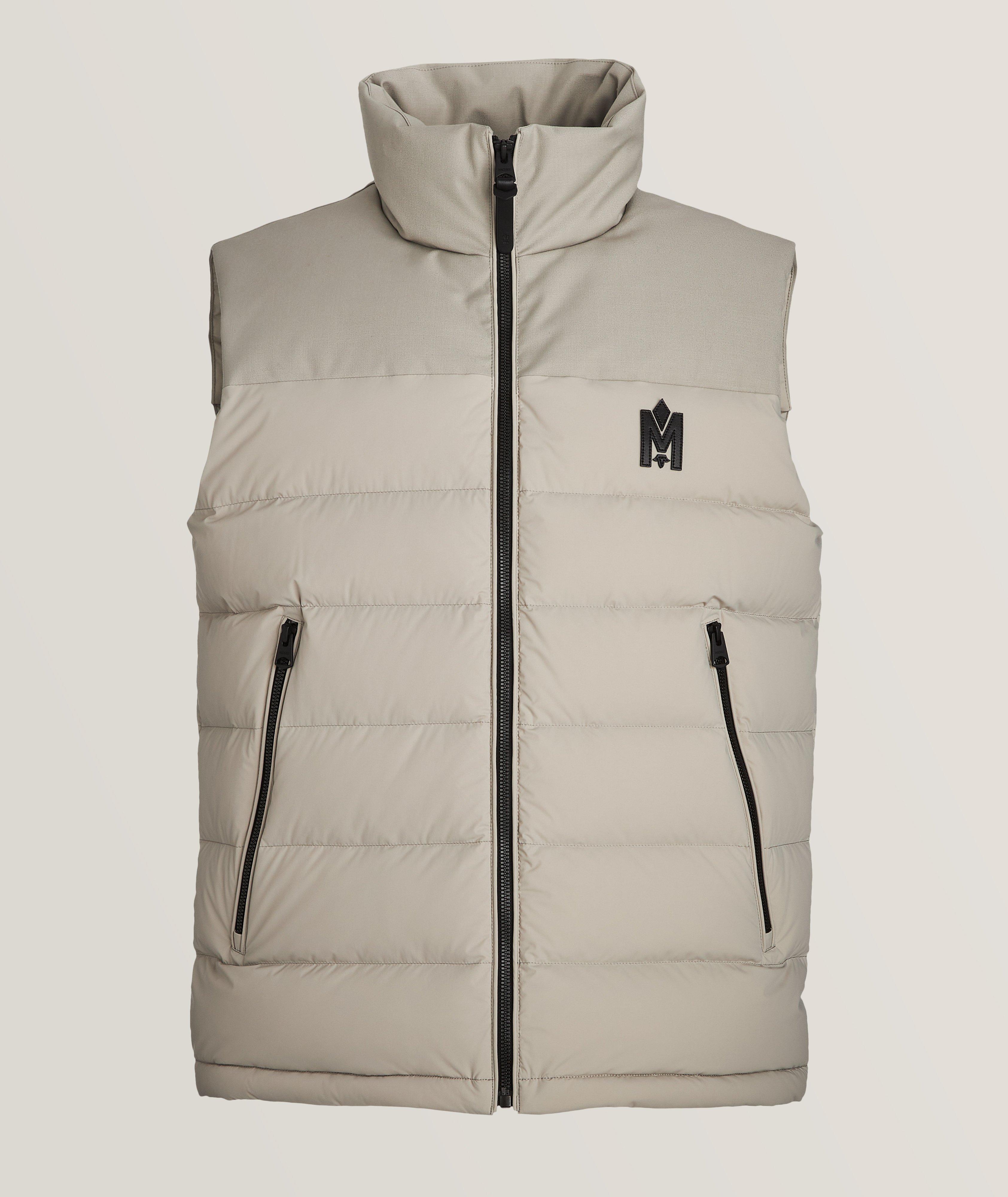 Full-zip Cotton Vest with Two-way Zipper