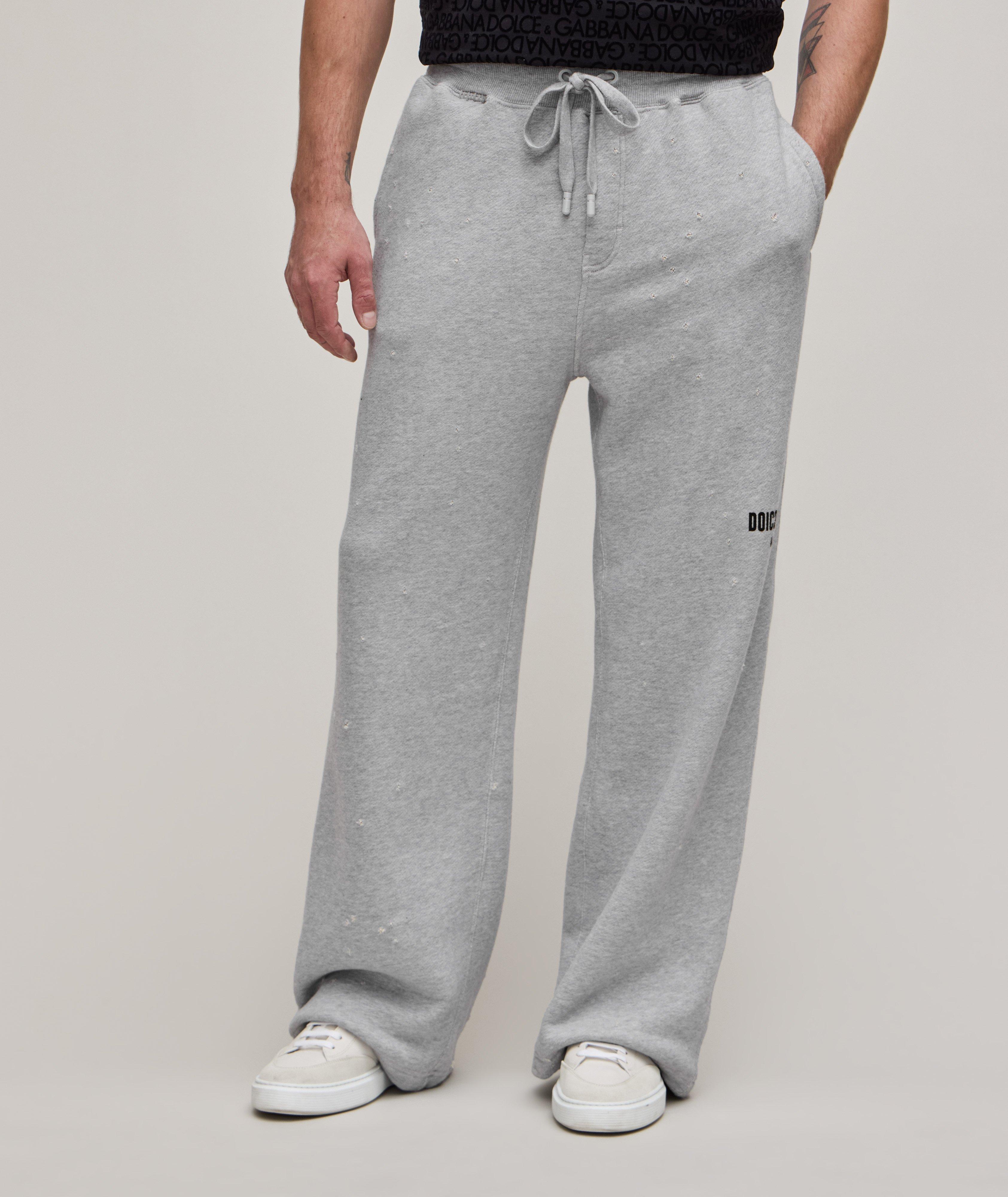 Pantalon sport en coton avec logo image 1