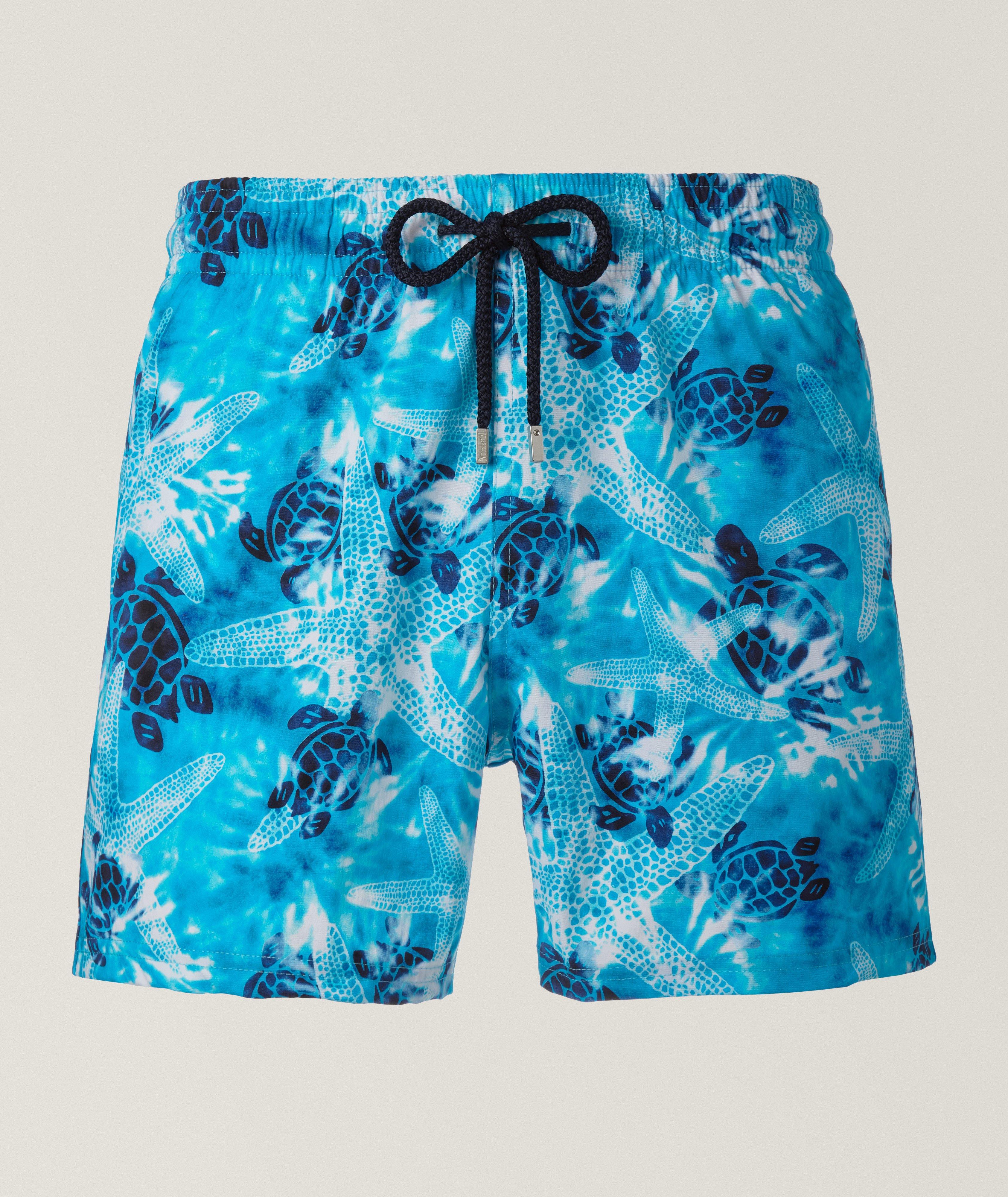 Tye-Dye Turtle Swim Trunks image 0