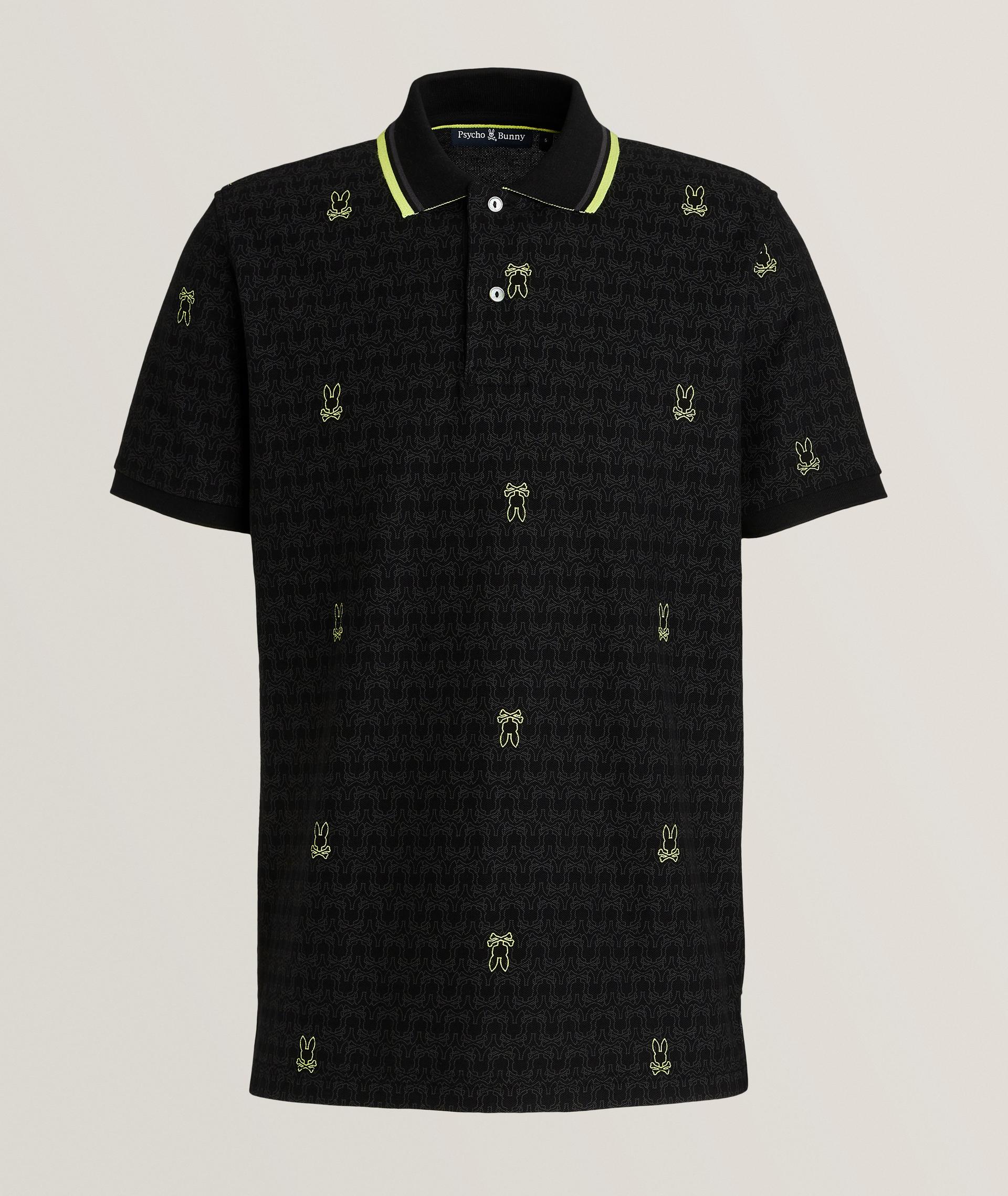 Polo Belmont en coton pima à motif de logos image 0