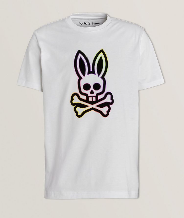 T-shirt en coton pima avec logo image 0