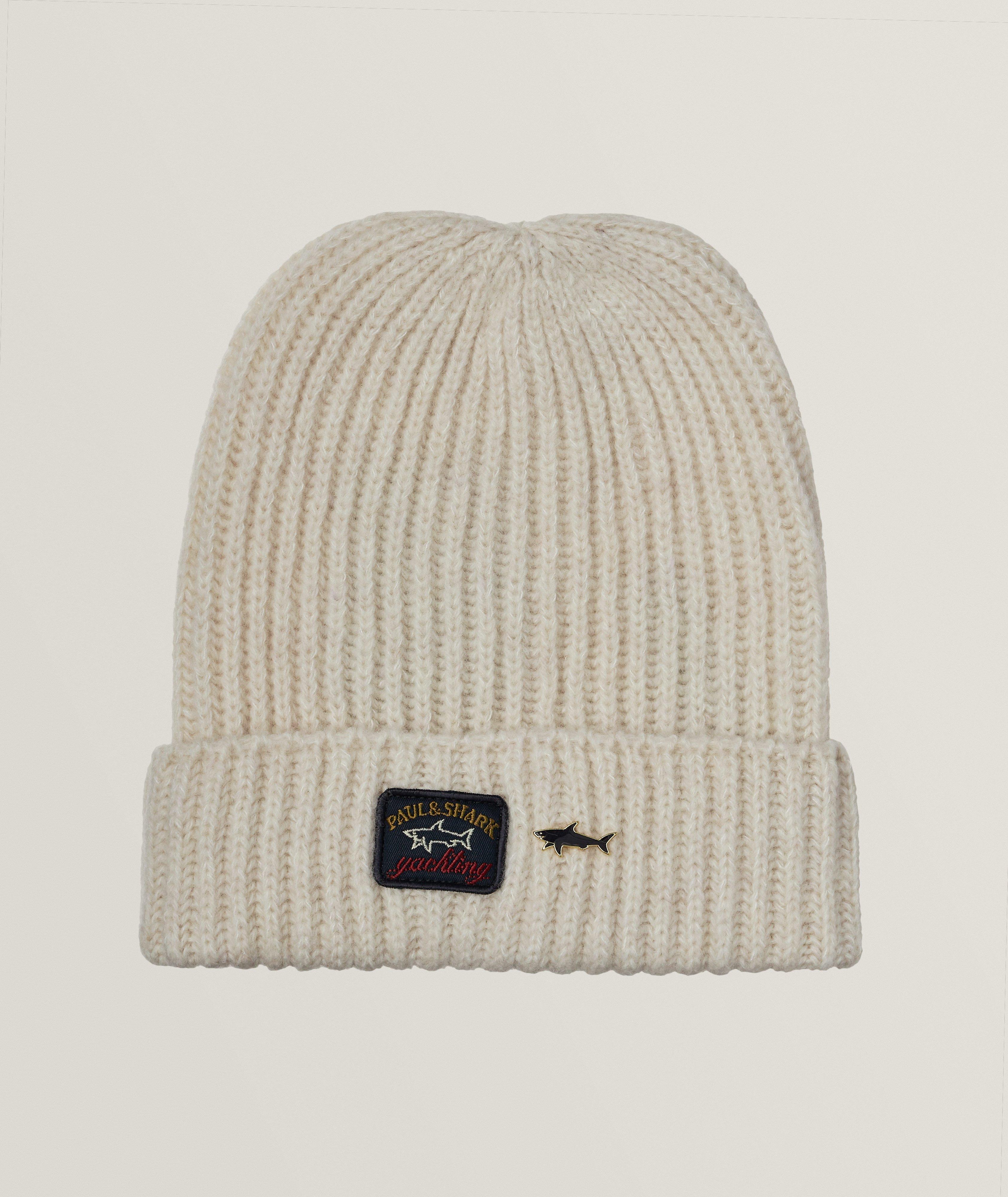 The Fisherman Collection Ribbed Virgin Wool-Blend Beanie image 0