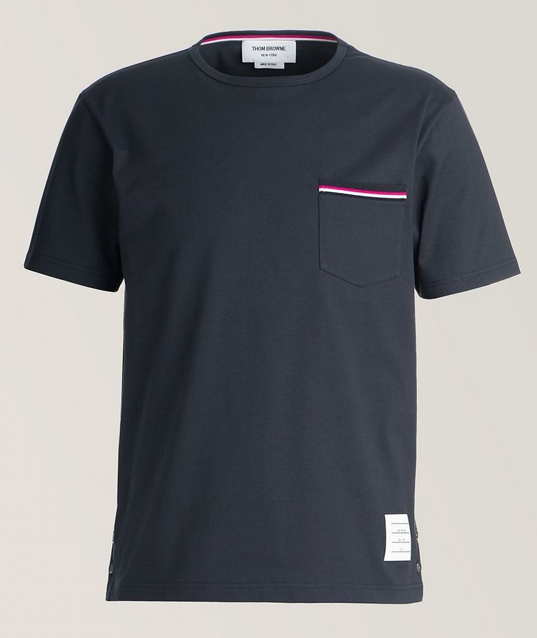 Patch Pocket Jersey Cotton T-Shirt image 0