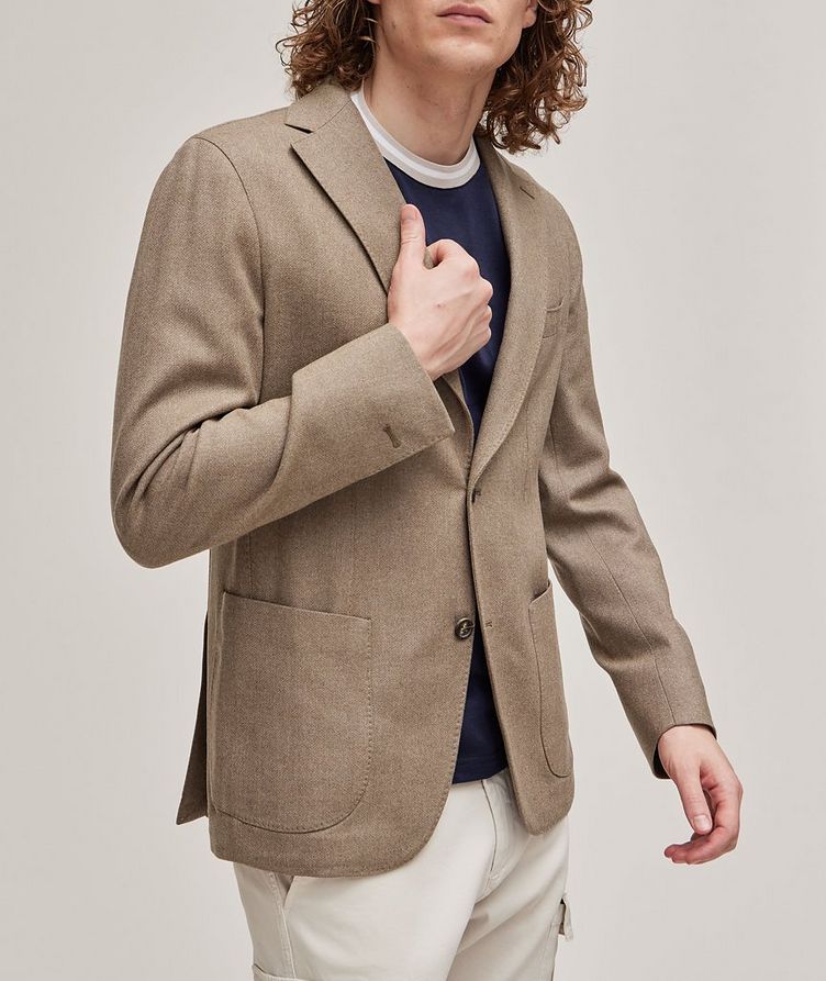 Platinum Wool-Cashmere Soft Jacket image 1
