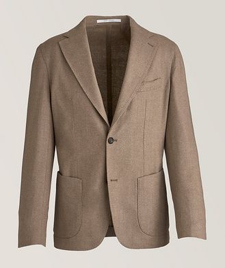 Eleventy Platinum Wool-Cashmere Soft Jacket