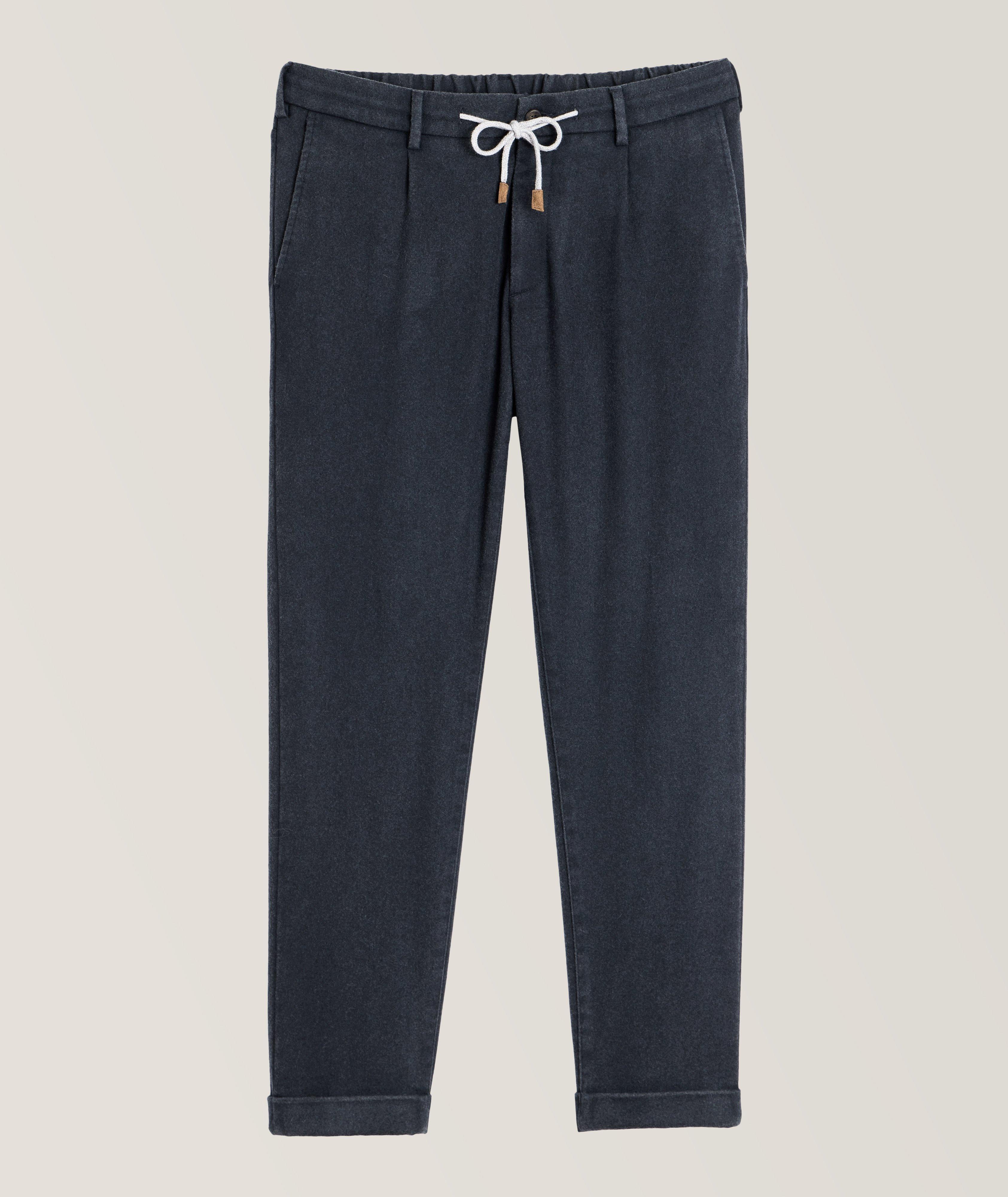Wool & Cashmere-Stretch Blend Joggers image 0